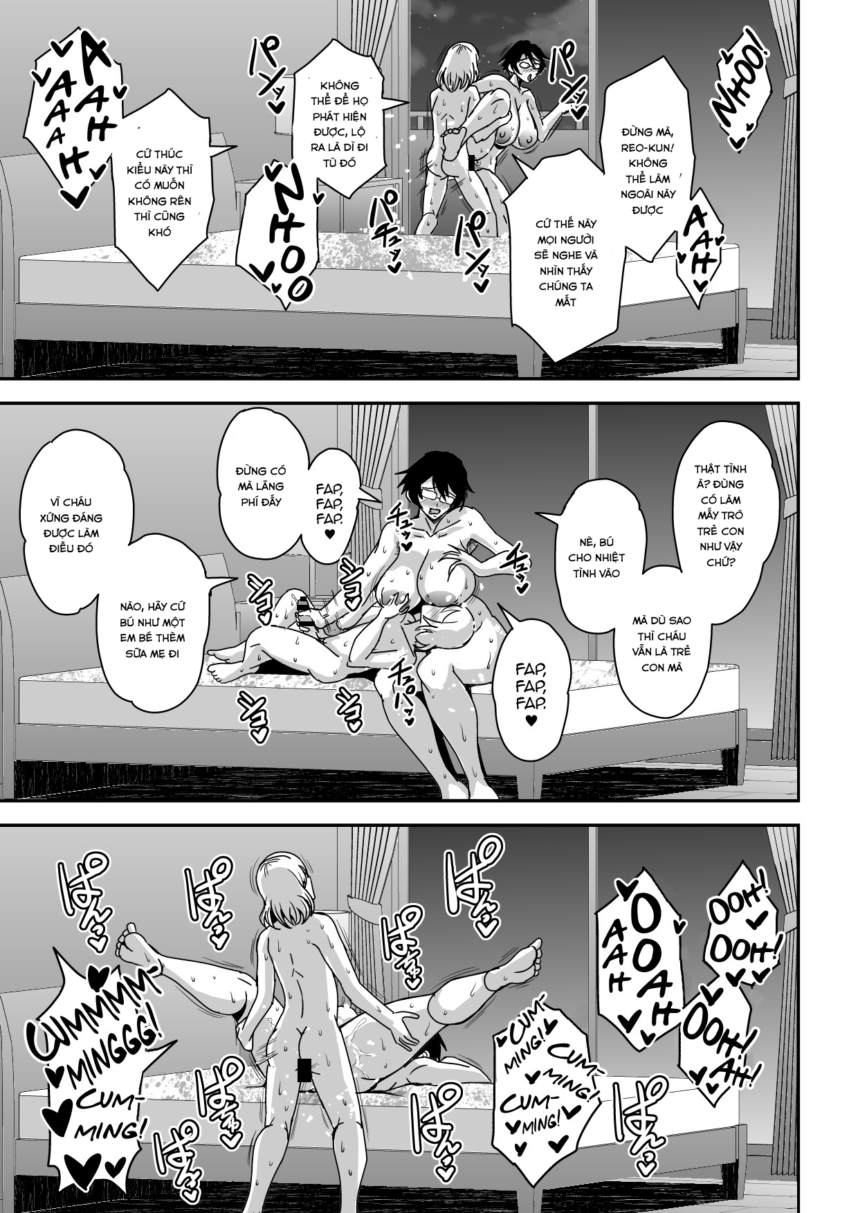 Đọc truyện hentai Alofou độc thân và mối quan hệ với con trai của bạn cô - Chap 1