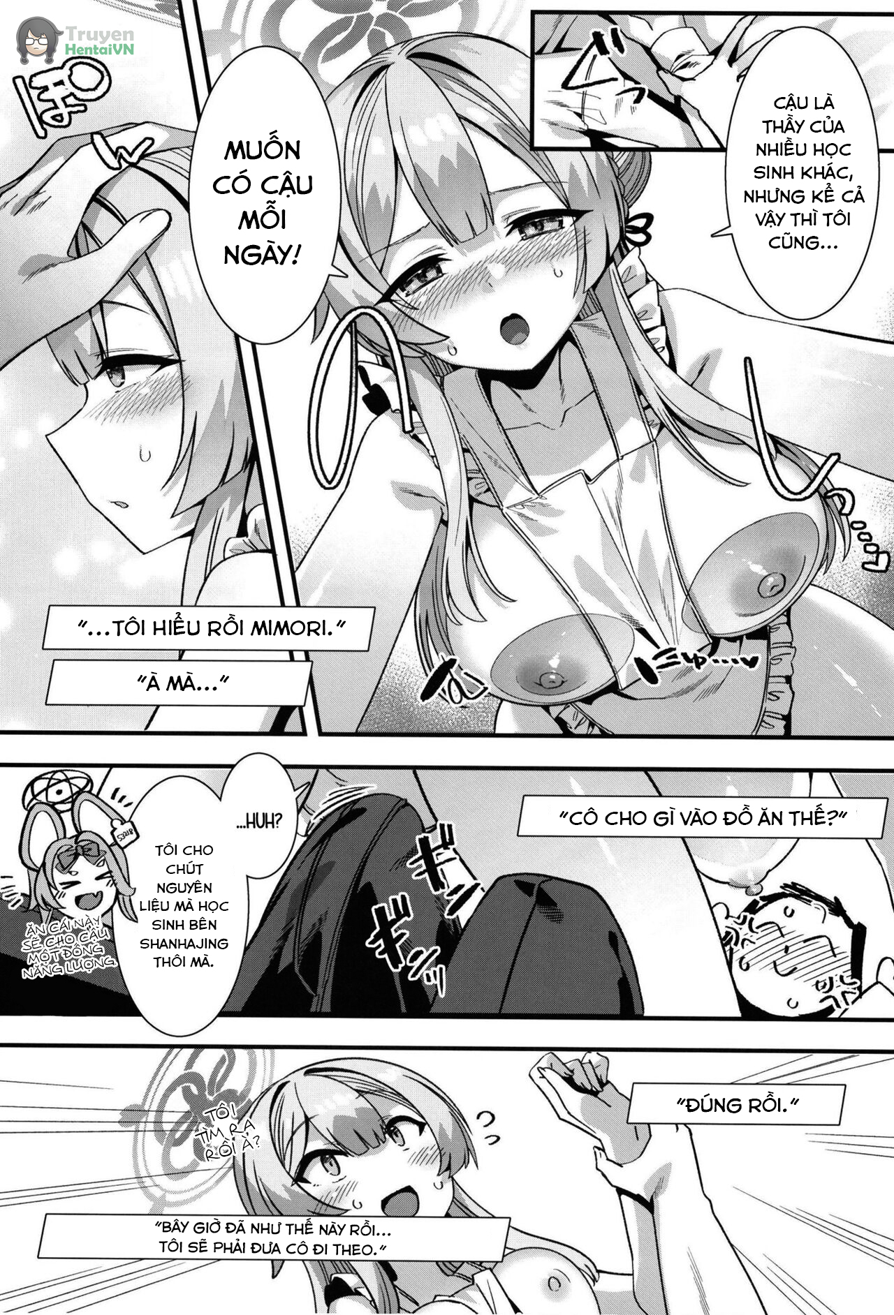 Đọc truyện hentai Thực hành khóa học làm  vợ đảm đang - oneshot