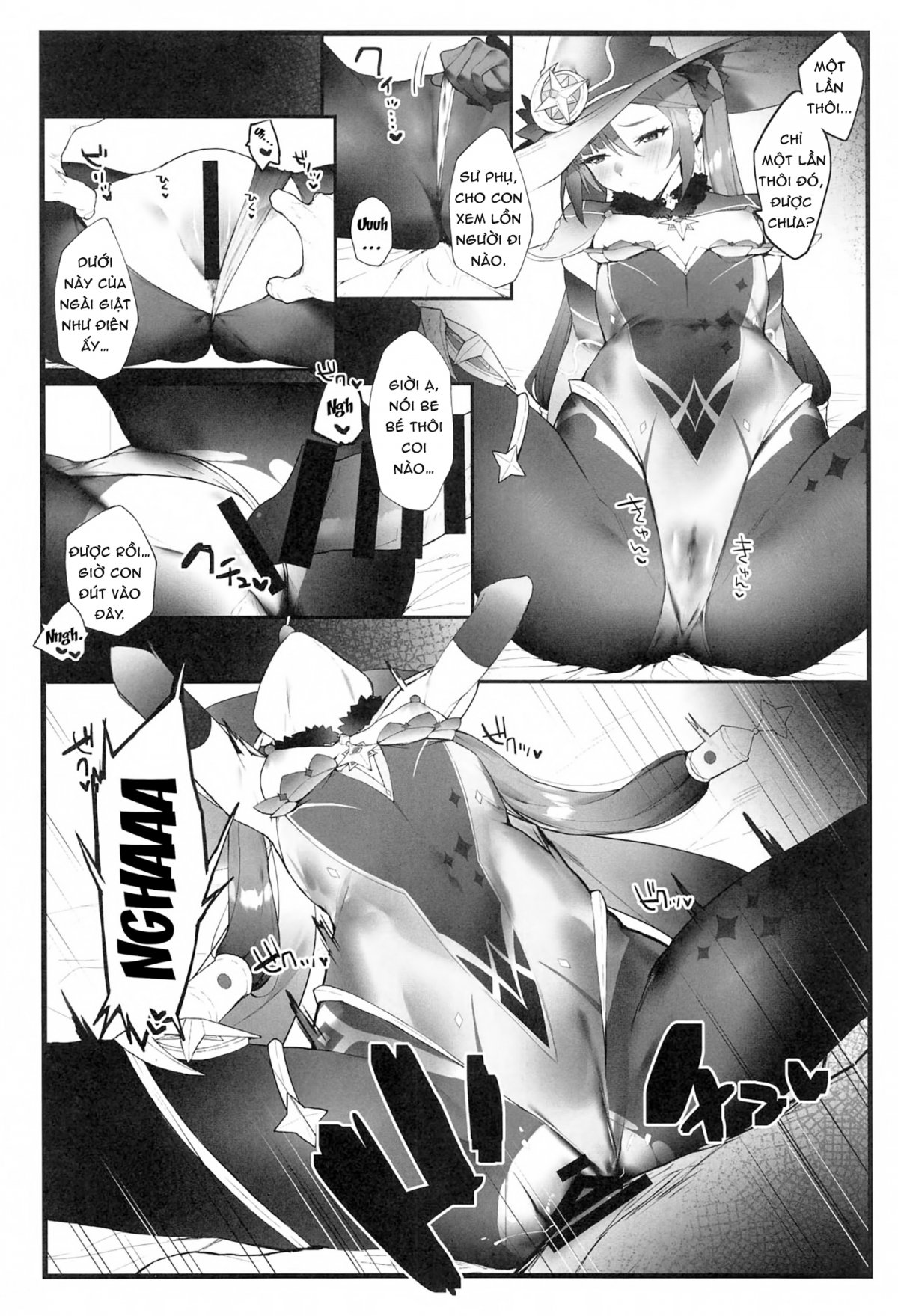 Đọc truyện hentai Làm đồ đệ của Mona và được làm tình với cô ấy cả ngày. - Oneshot học cách chịch nhau cùng Mona