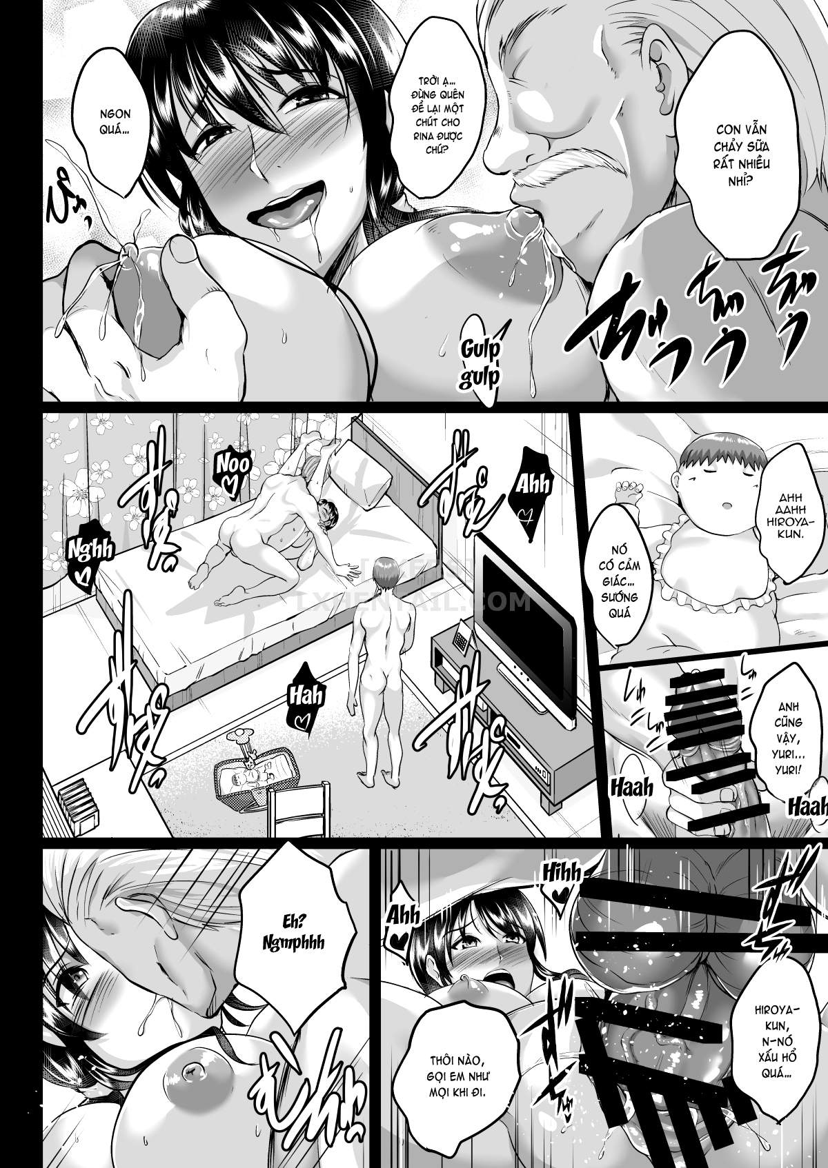 Đọc truyện hentai Saimin Fuufu Seikatsu - Oneshot