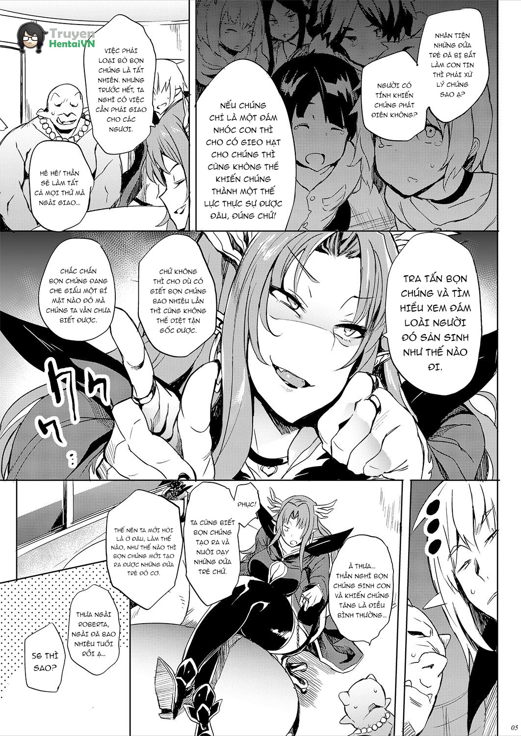 Đọc truyện hentai Sở thích ăn cặc của quái vật 3 đầu oneshot