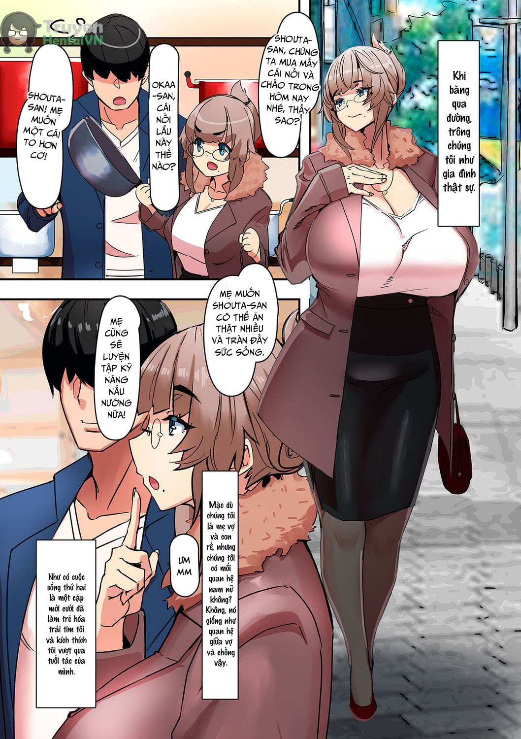 Đọc truyện hentai Yêu nhầm mẹ vợ - Oneshot