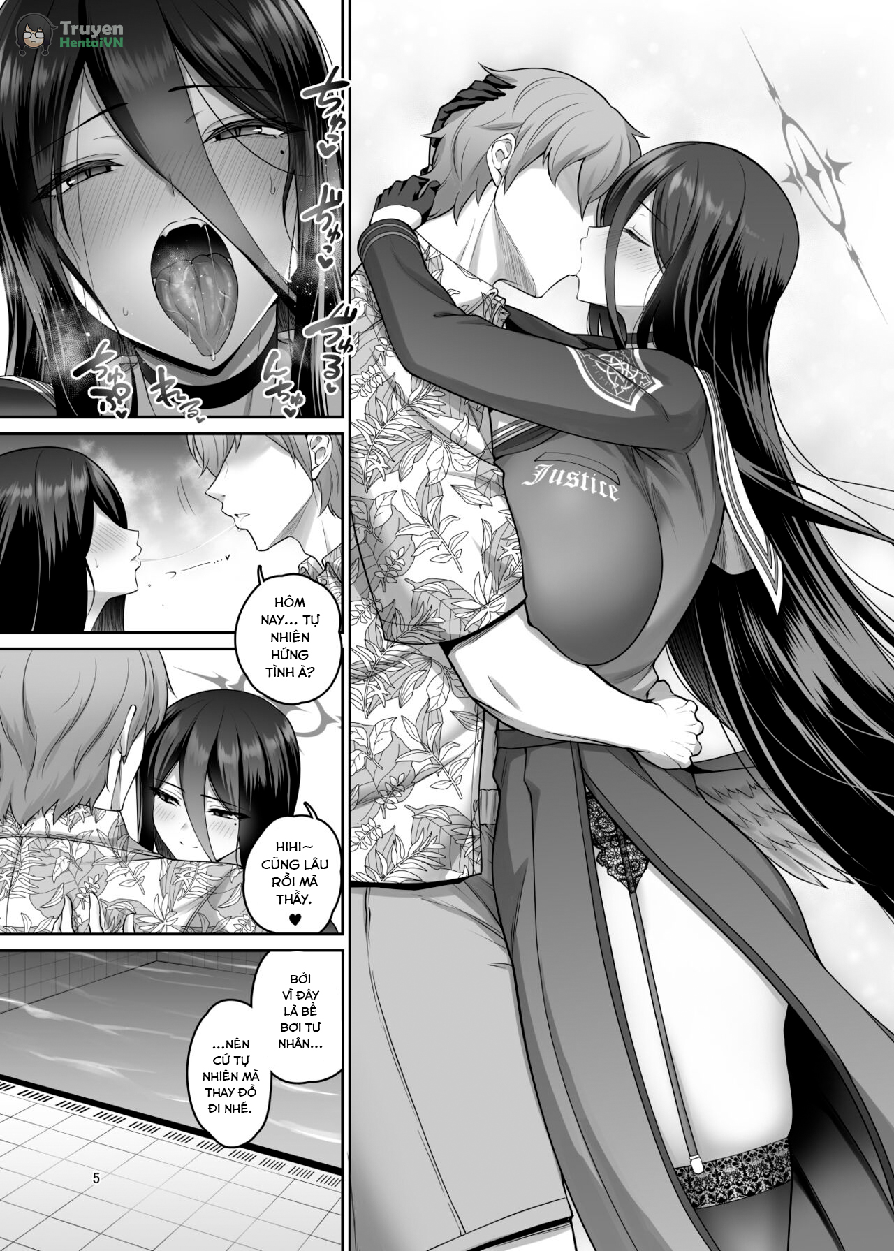 Đọc truyện hentai Mikkai Poolside (Blue Archive) oneshot