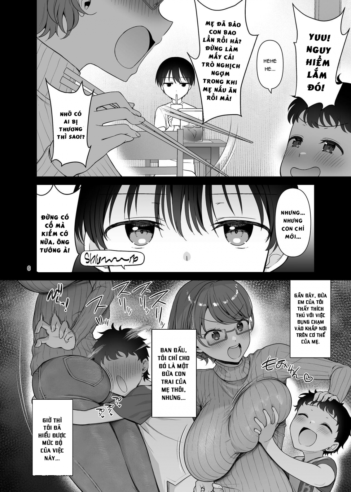Đọc truyện hentai Mẹ tôi chỉ trở nên dâm đãng trước mặt anh trai tôi. - Oneshot_1