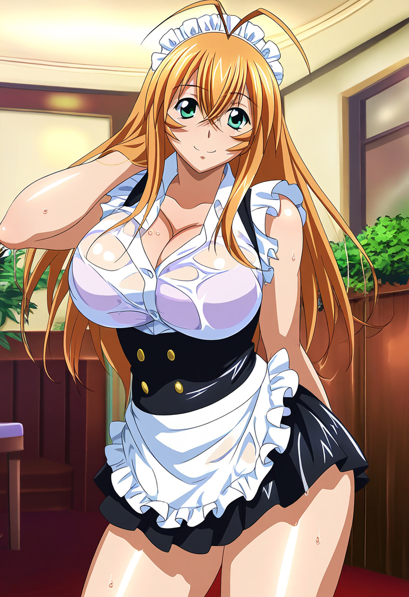Đọc truyện hentai Tuyển tập Albums Art hentai - Chap 268 - Sonsaku (Ikki Tousen) AI illustration maid outfit