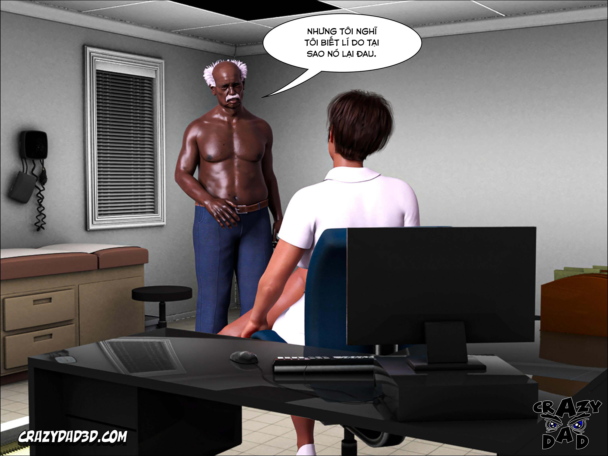 Đọc truyện hentai Doctor Brandie Vol 4 Chap 10:Bị đau tinh hoàn