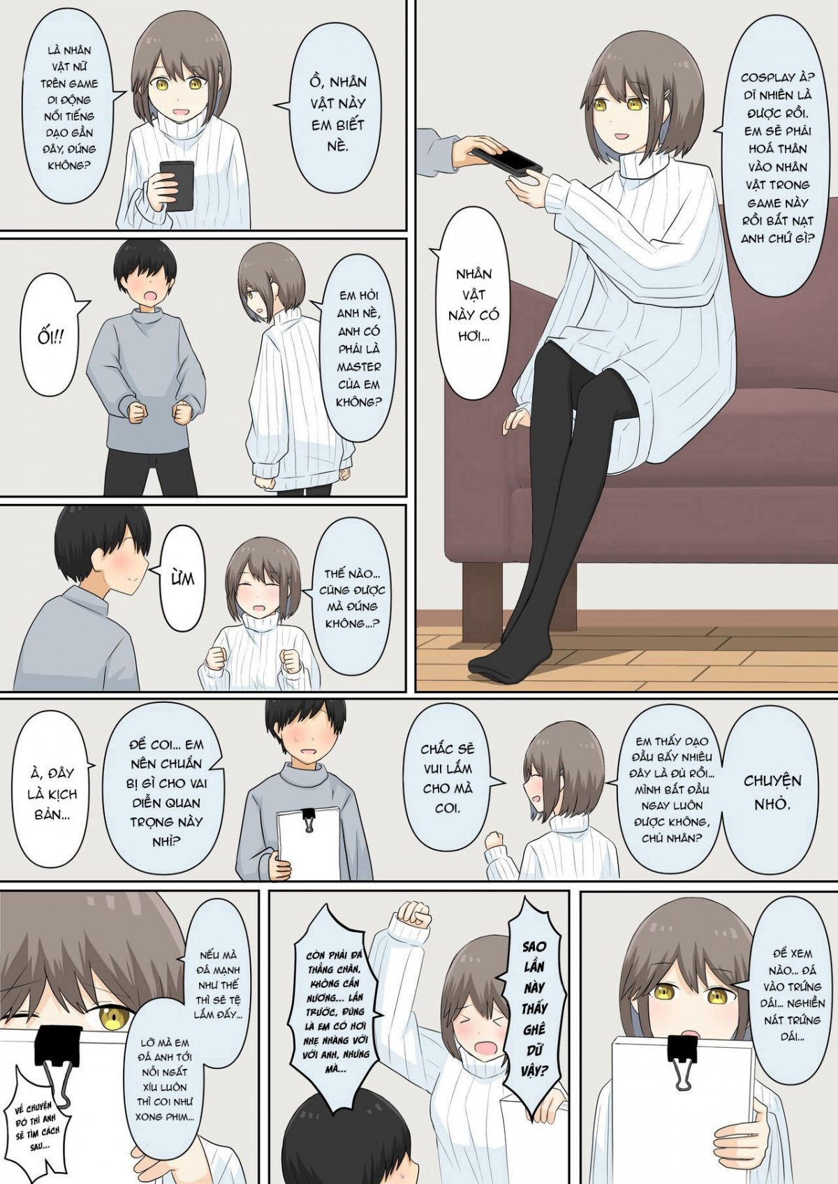 Đọc truyện hentai Bị bạn gái bắt nạt - Oneshot