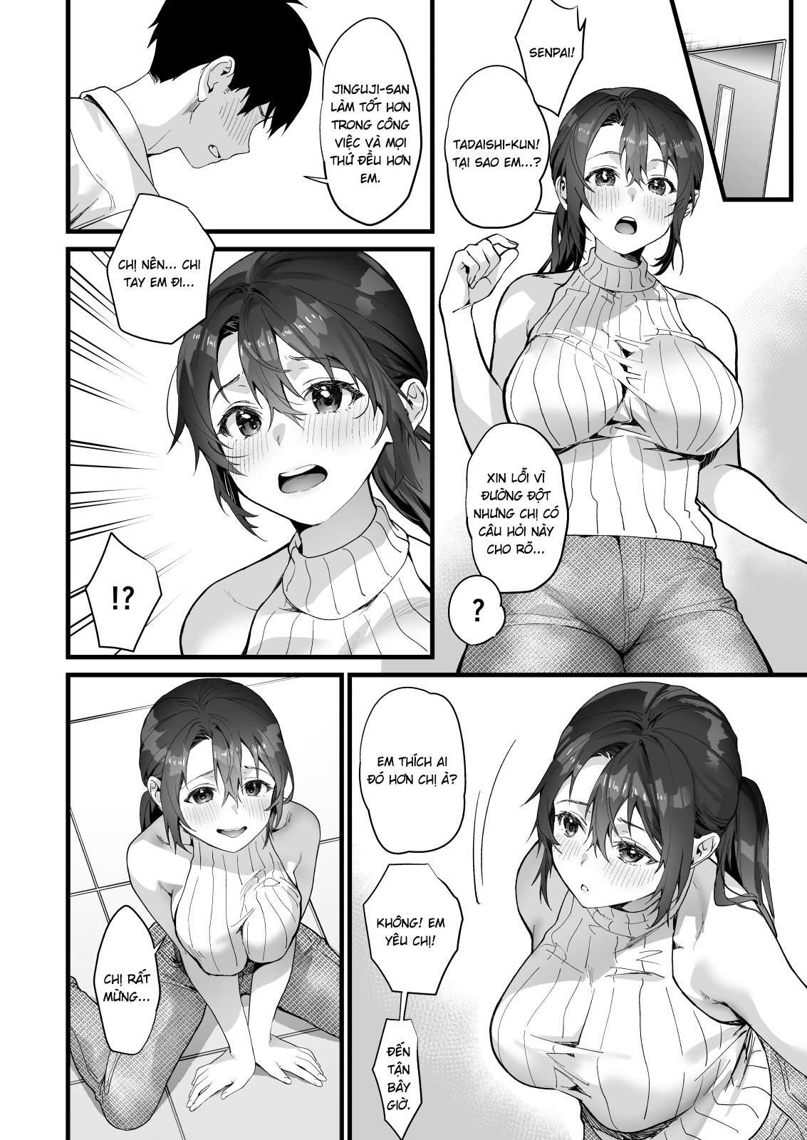 Đọc truyện hentai Tiền bối được yêu mến cơ quan đã phải lòng tôi - Oneshot