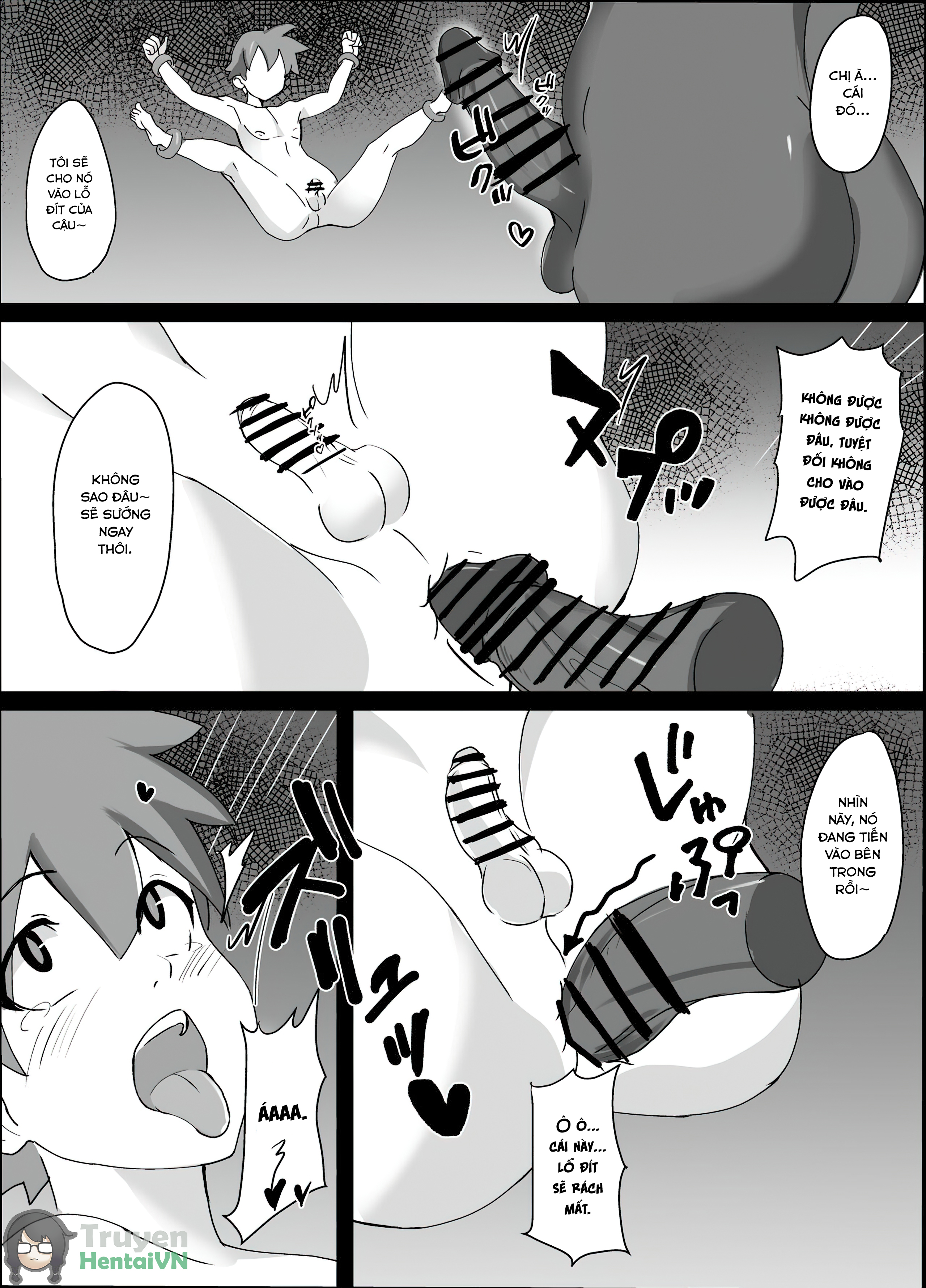 Đọc truyện hentai Kuro Majutsushi no Onee-san ni Kiniirarete Shiborareru Hanashi oneshot