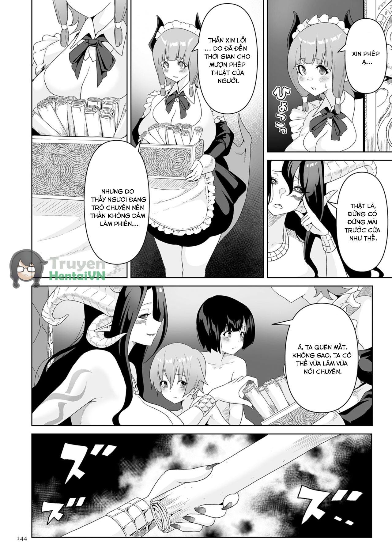 Đọc truyện hentai Vương quốc Succubus thèm bú - Chap 6