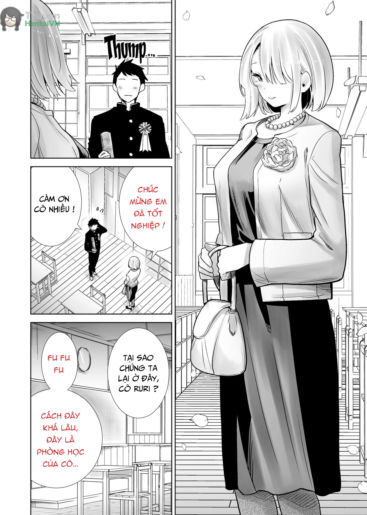 Đọc truyện hentai Chịch mẹ thằng bạn ngày lễ tốt nghiệp - Oneshot
