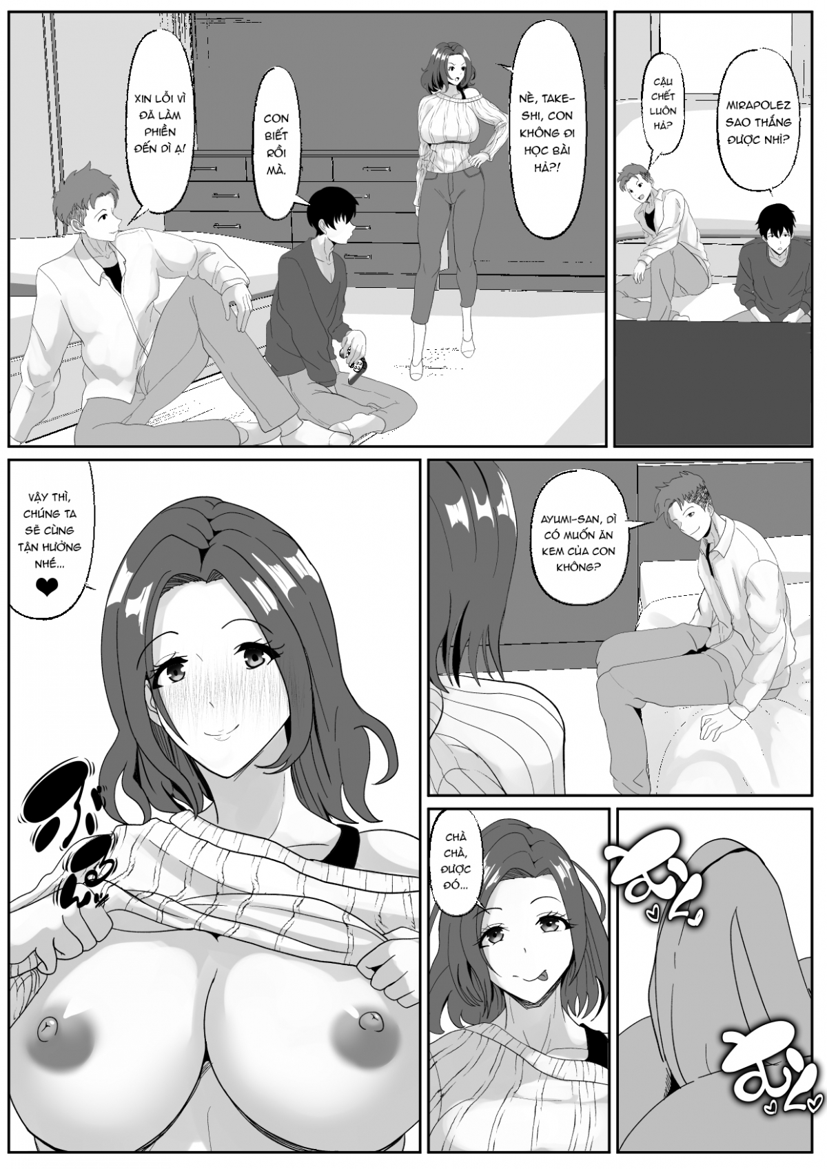Đọc truyện hentai Shinyuu no Haha wa Hatsujouki - Oneshot
