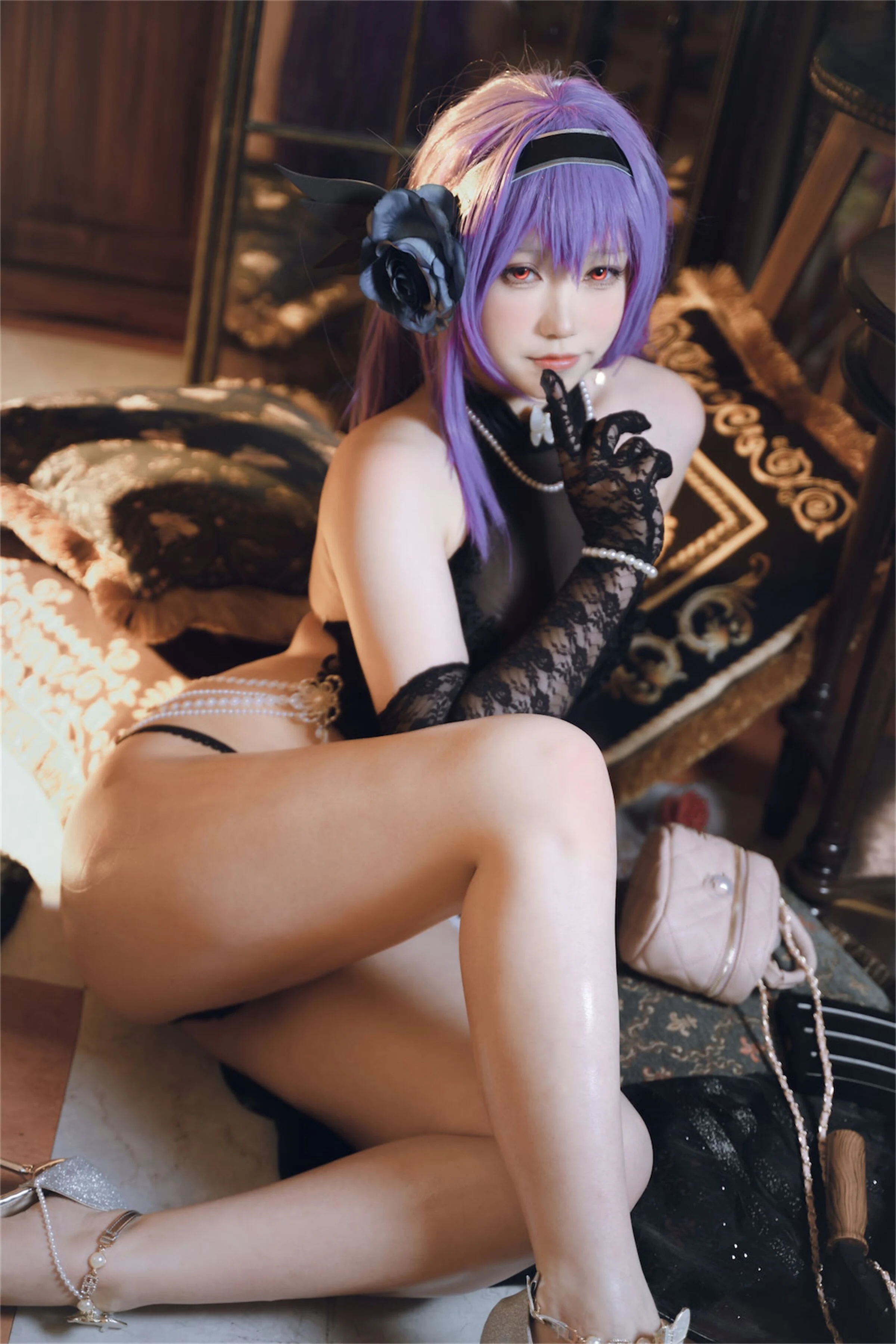 Đọc truyện hentai Tuyển tập Albums siêu phẩm Cosplay - Chap 568 - One North – Dark Rose Swaying