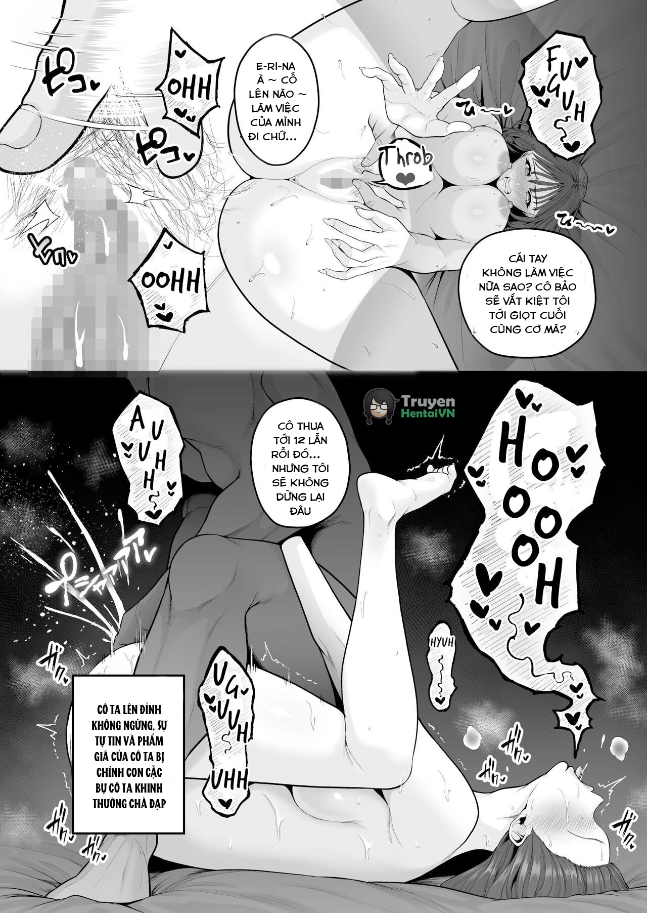 Đọc truyện hentai Shokuba no Namaiki Kouhai-chan, Cli Choukyou ni yori Tachiba o Wakarasareru Oneshot