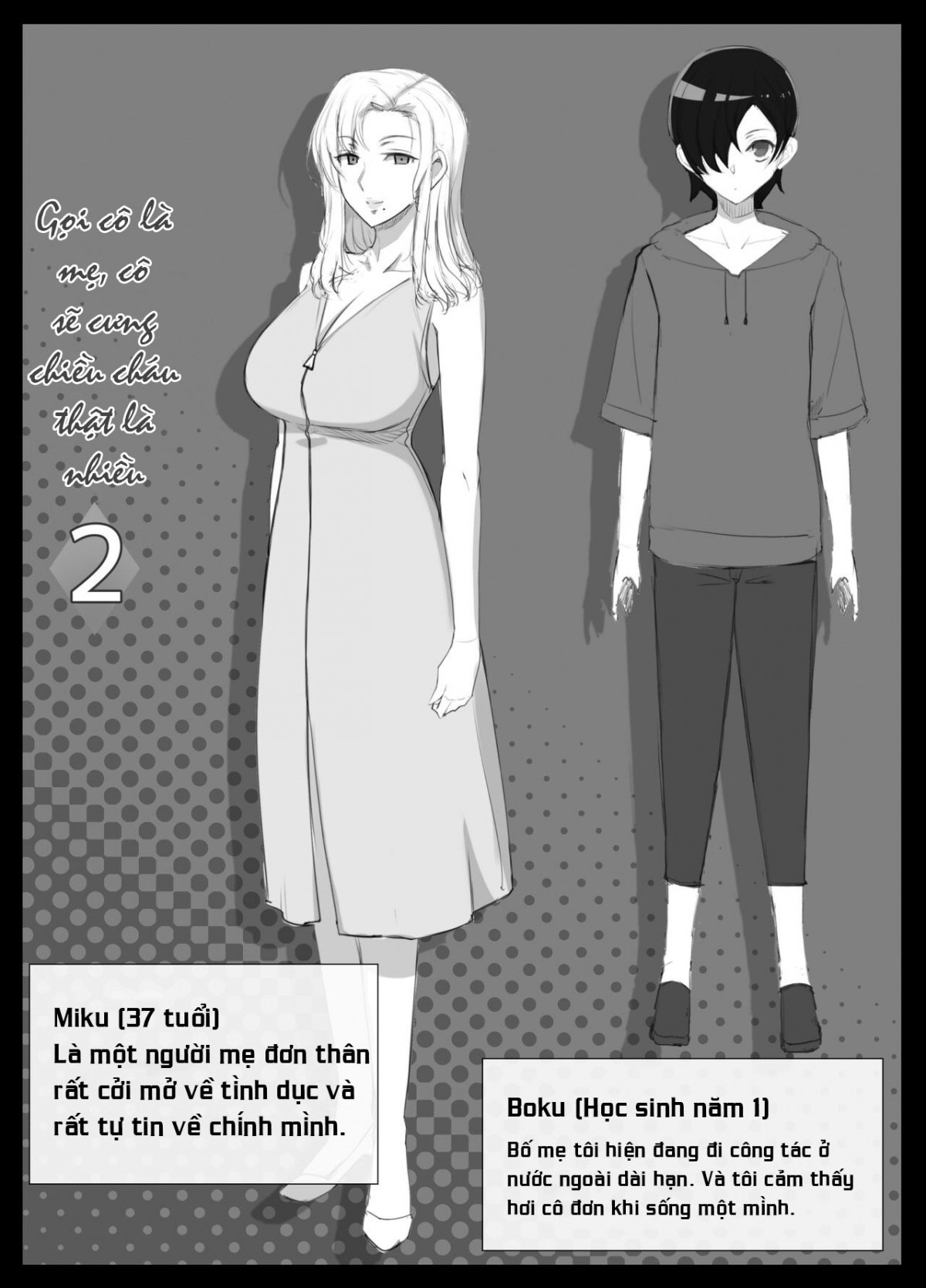 Đọc truyện hentai Gọi cô là mẹ, cô sẽ cưng chiều cháu thật nhiều 2 chap 1