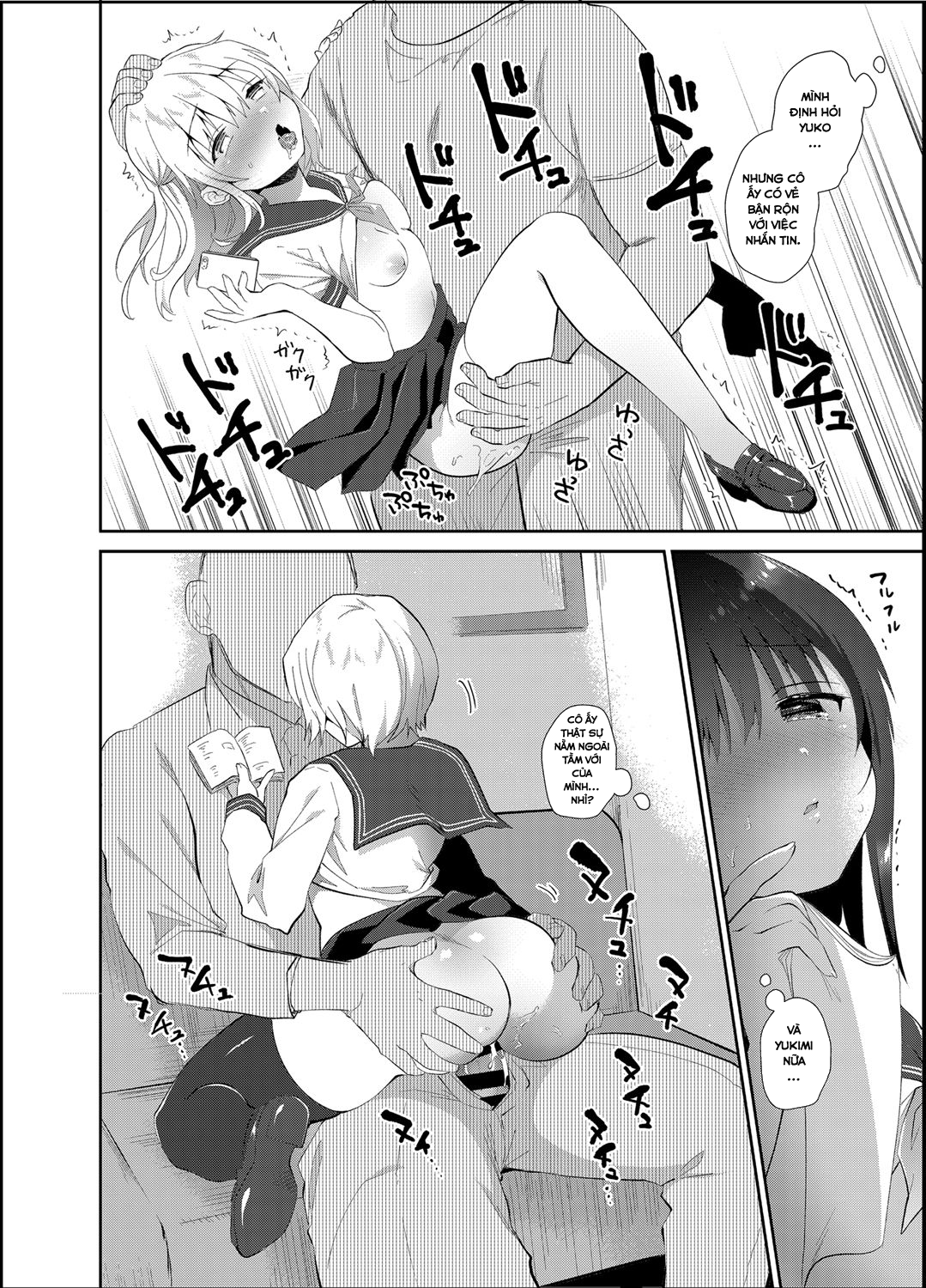 Đọc truyện hentai Chikan no Sonzai Shinai Subarashii Sekai - Oneshot