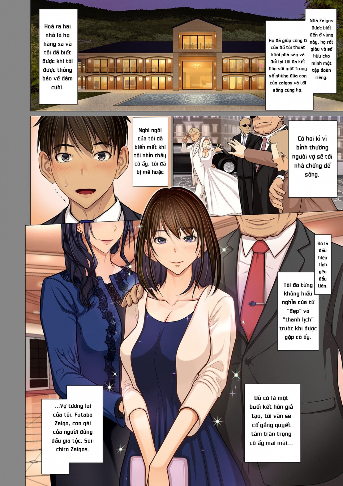 Đọc truyện hentai Tôi đã kết hôn trong một gia đình giàu có ~tất cả phụ nữ trong gia đình ngoại trừ vợ tôi là của tôi~ - Chap 1