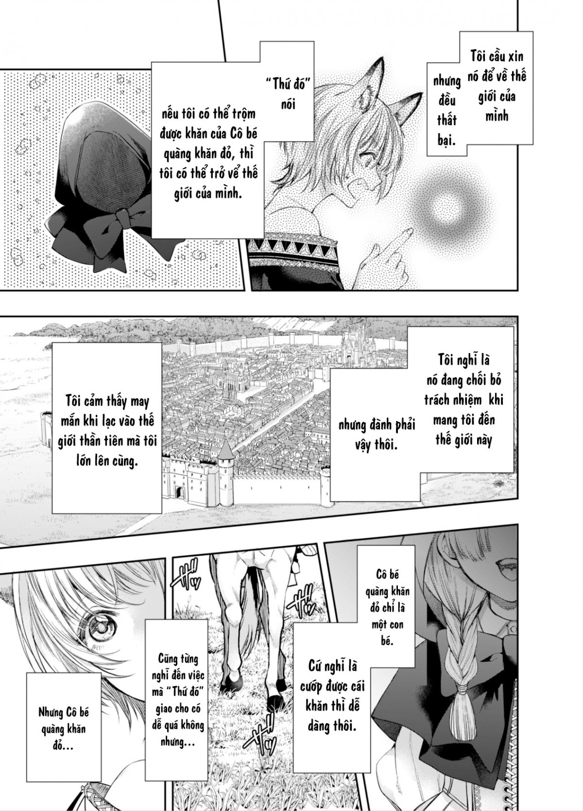 Đọc truyện hentai Tôi không thể thoát khỏi Kỵ sĩ quàng khăn đỏ tinh nghịch - Part 1