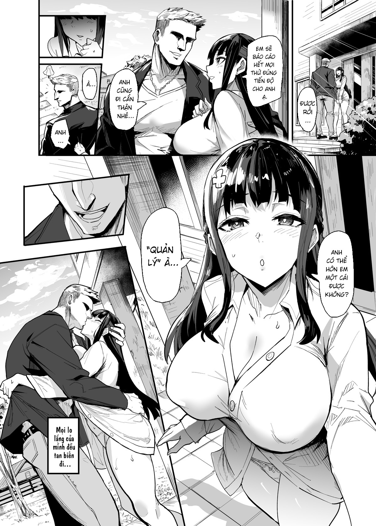 Đọc truyện hentai Kanojo ga Gaikokujin ni Netorareru Manga Ouchi Fuck Hen - Oneshot