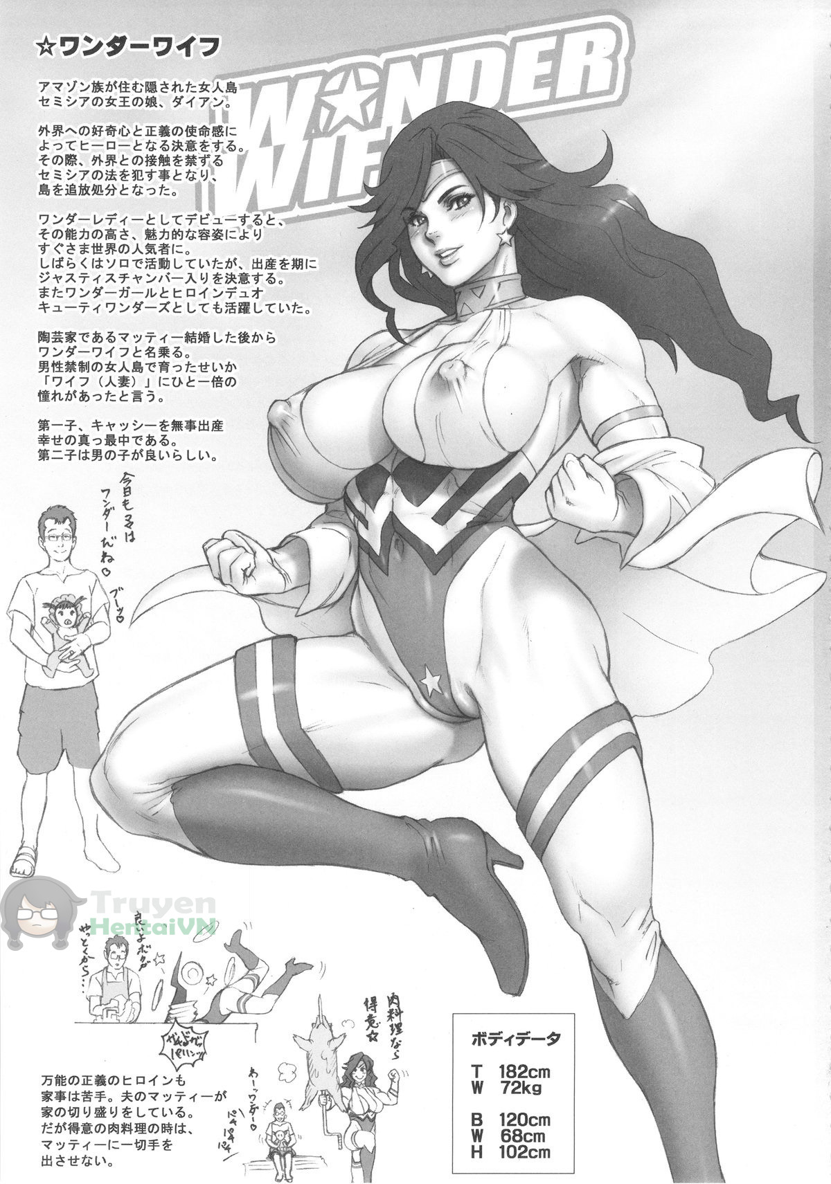 Đọc truyện hentai Vị vua thống trị siêu anh hùng (Wonder Woman) - Oneshot