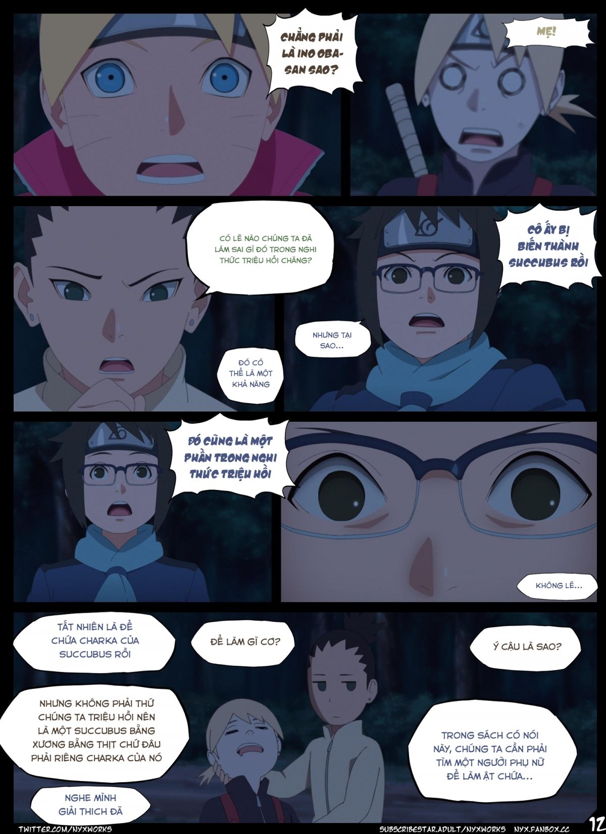 Đọc truyện hentai Đêm nghi lễ (Naruto) - Oneshot