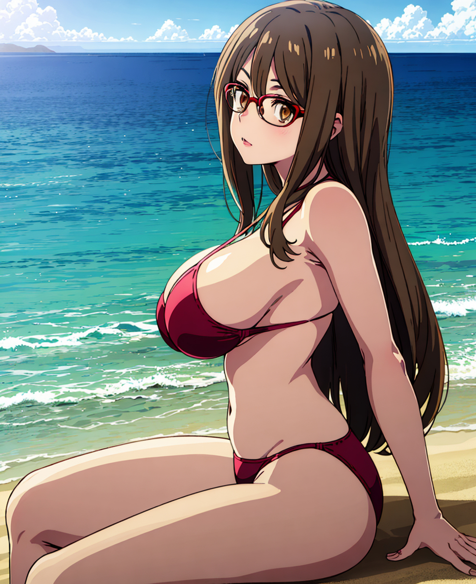 Đọc truyện hentai Tuyển tập Albums Art hentai - Chap 238 - Big Tits Bikini Mizuki