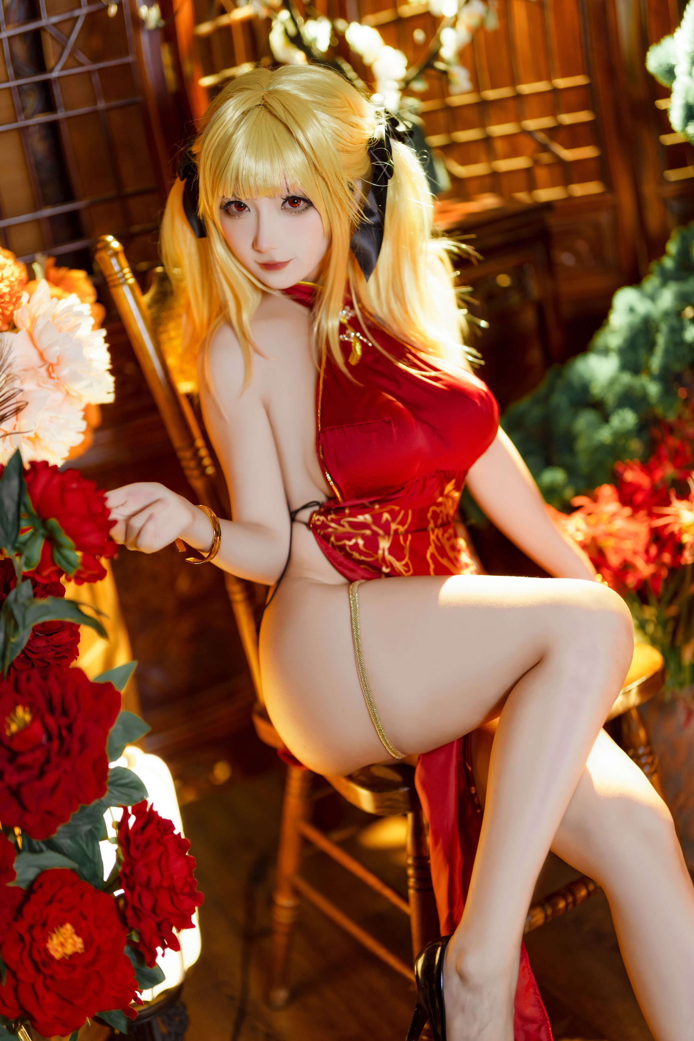 Đọc truyện hentai Tuyển tập Albums siêu phẩm Cosplay - Chap 325 - Meng Ji Lian Feng Nian Stella Cheongsam