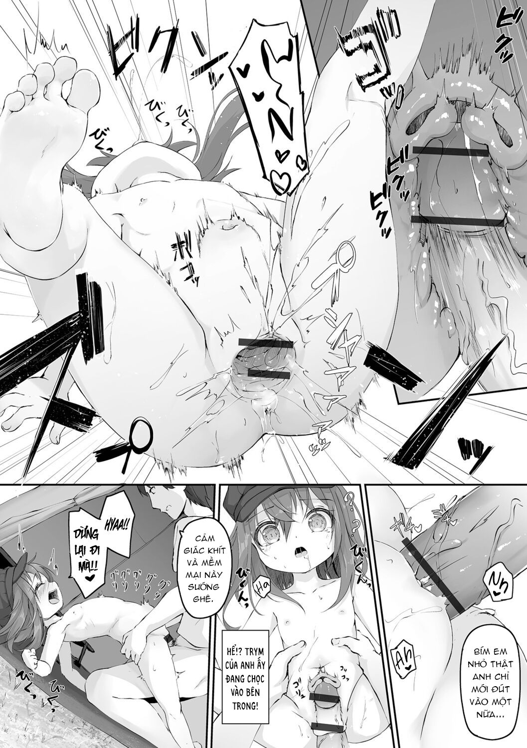 Đọc truyện hentai Dành thời gian làm chuyện hư hỏng với đàn em trong lúc cắm trại. - Oneshot