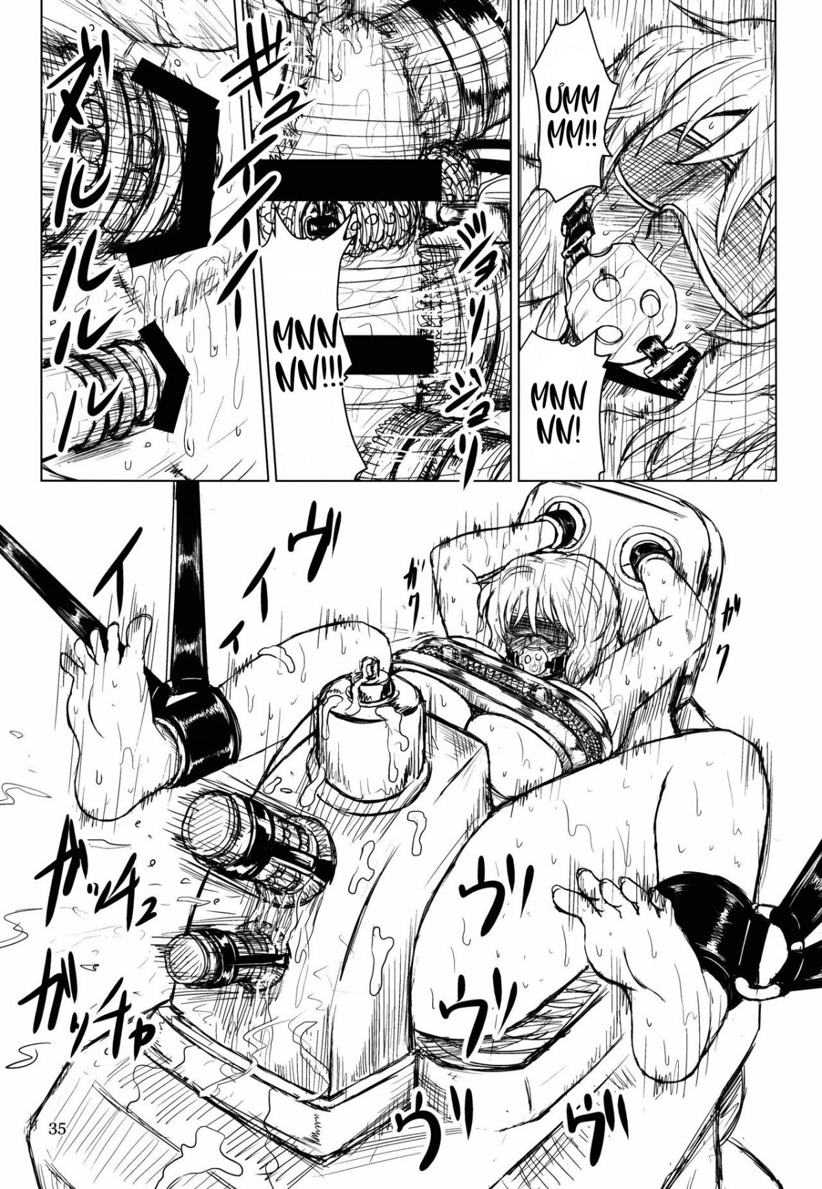 Đọc truyện hentai Innyuu Futanari Bourei Shoujo Zoku Oneshot