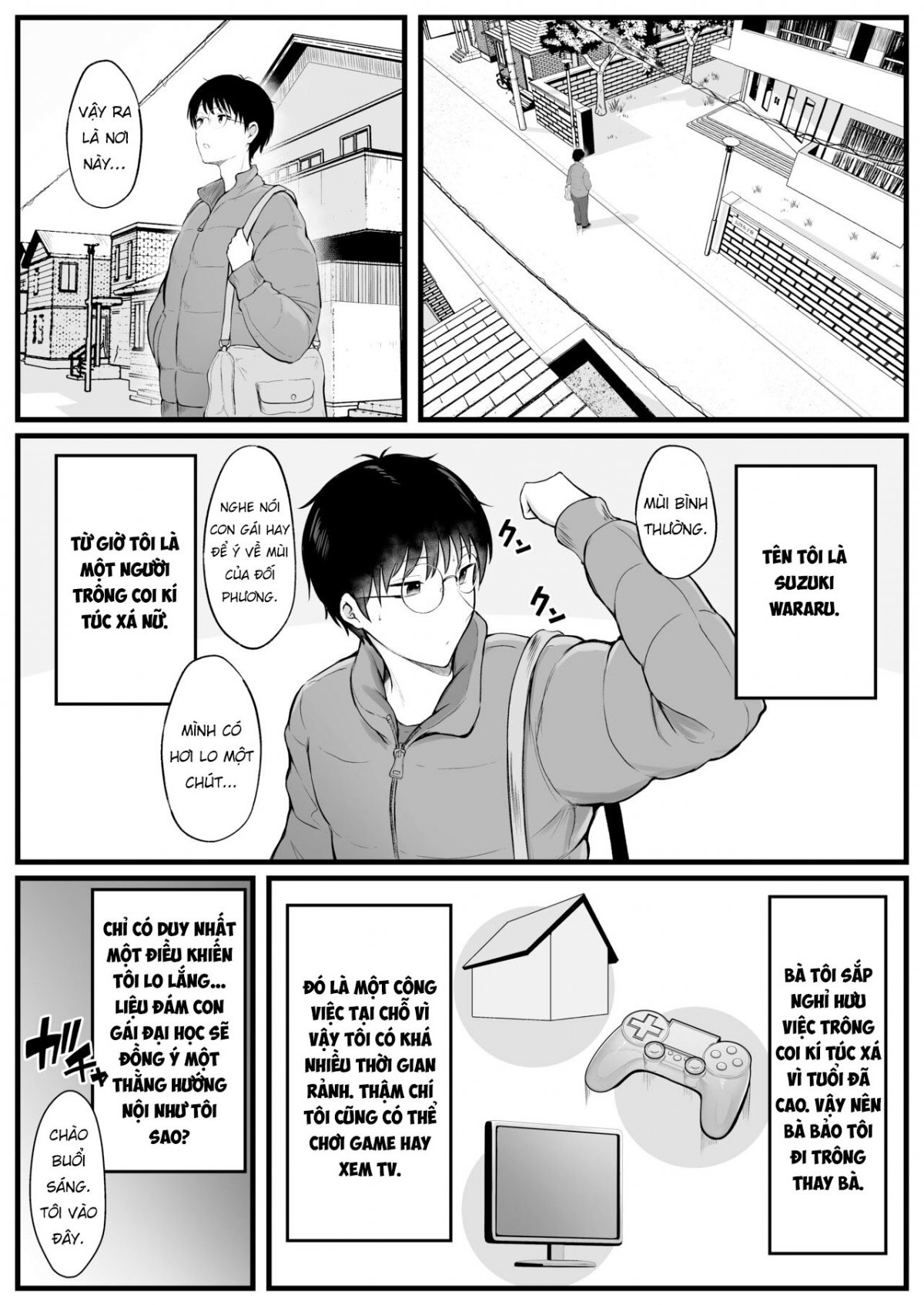 Đọc truyện hentai Joshiryou Kanrinin no Boku wa Gal Ryousei ni Furimawasarete masu - Haru 1