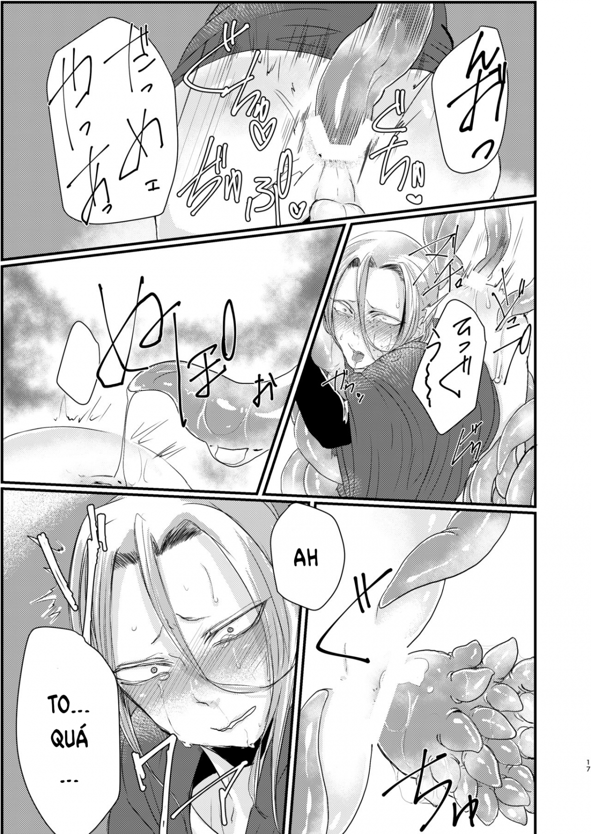 Đọc truyện hentai Câu chuyện về nam pháp sư bị xúc tu chơi Oneshot