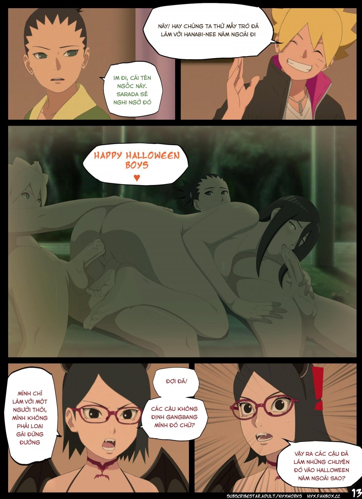 Đọc truyện hentai Đêm của succubus mắt đỏ (Naruto) - Oneshot