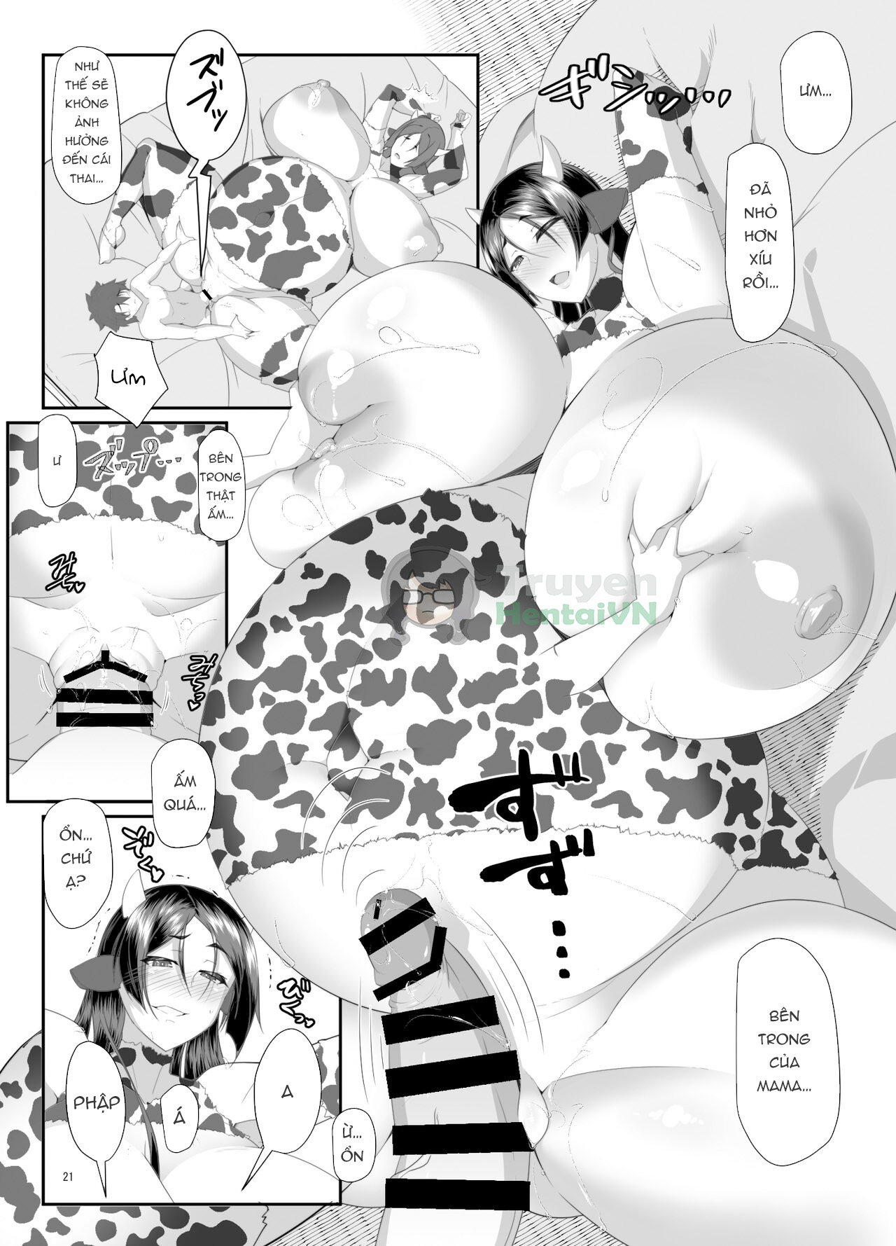 Đọc truyện hentai Ushi Haha to Hitomi Au (Fate/Grand Order) vú hồng