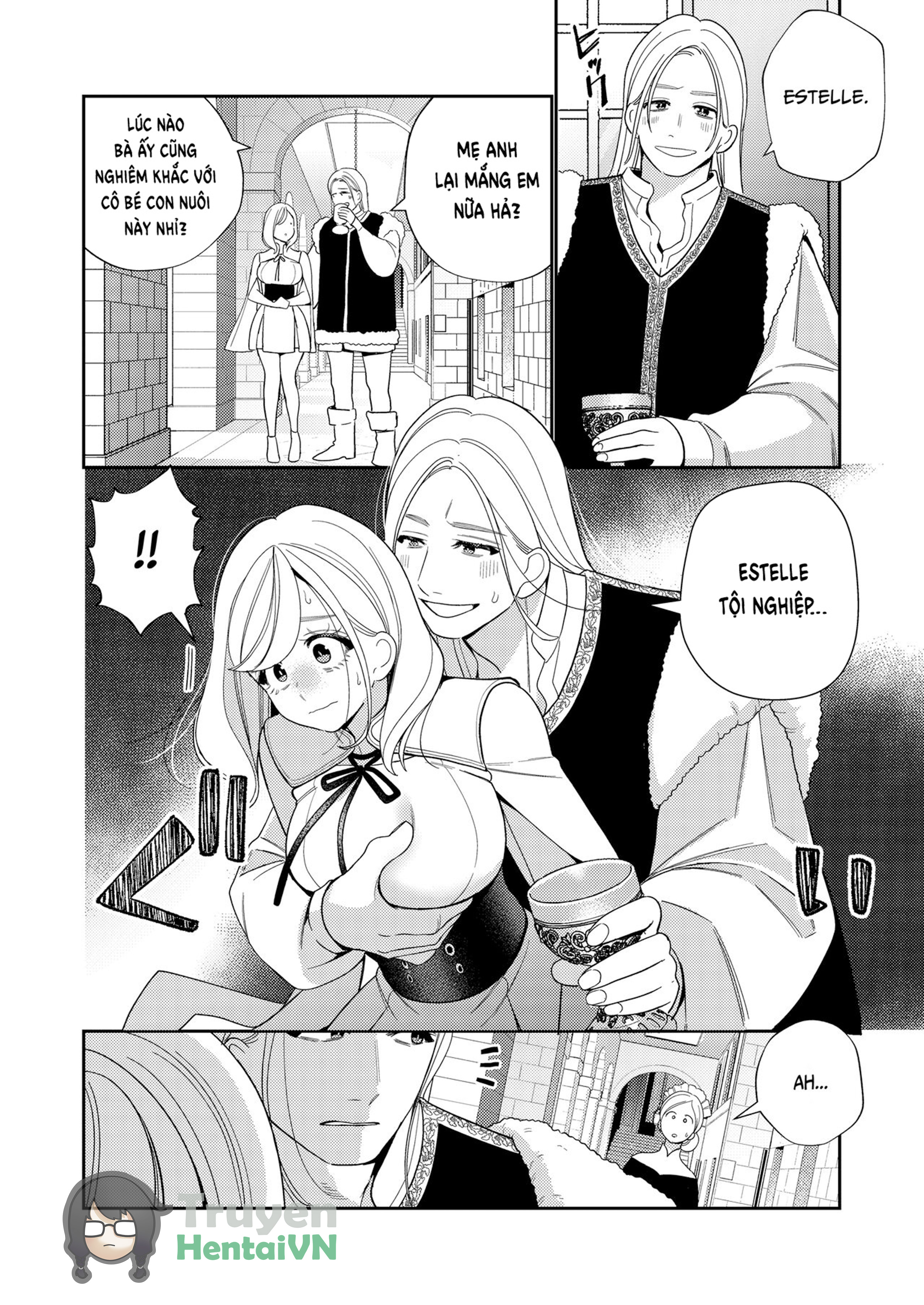 Đọc truyện hentai Seijo wa Tekikoku no Ou ni Otosareru - Oneshot