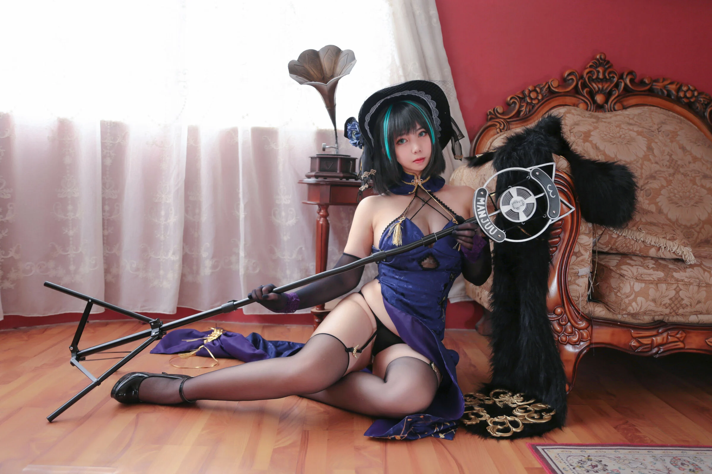 Đọc truyện hentai Tuyển tập Albums siêu phẩm Cosplay - Chap 569 - Meroko_Mei Tong - Cheshire Cheongsam