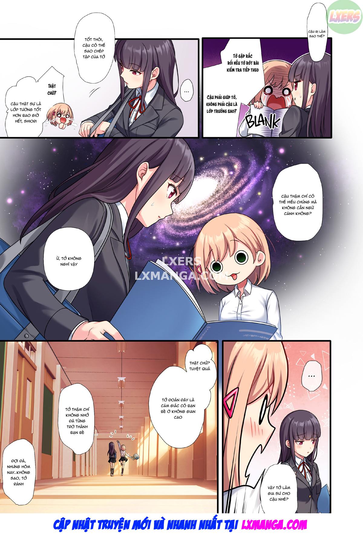 Đọc truyện hentai Bài kiểm tra điểm cao của cô bạn lười học - Oneshot