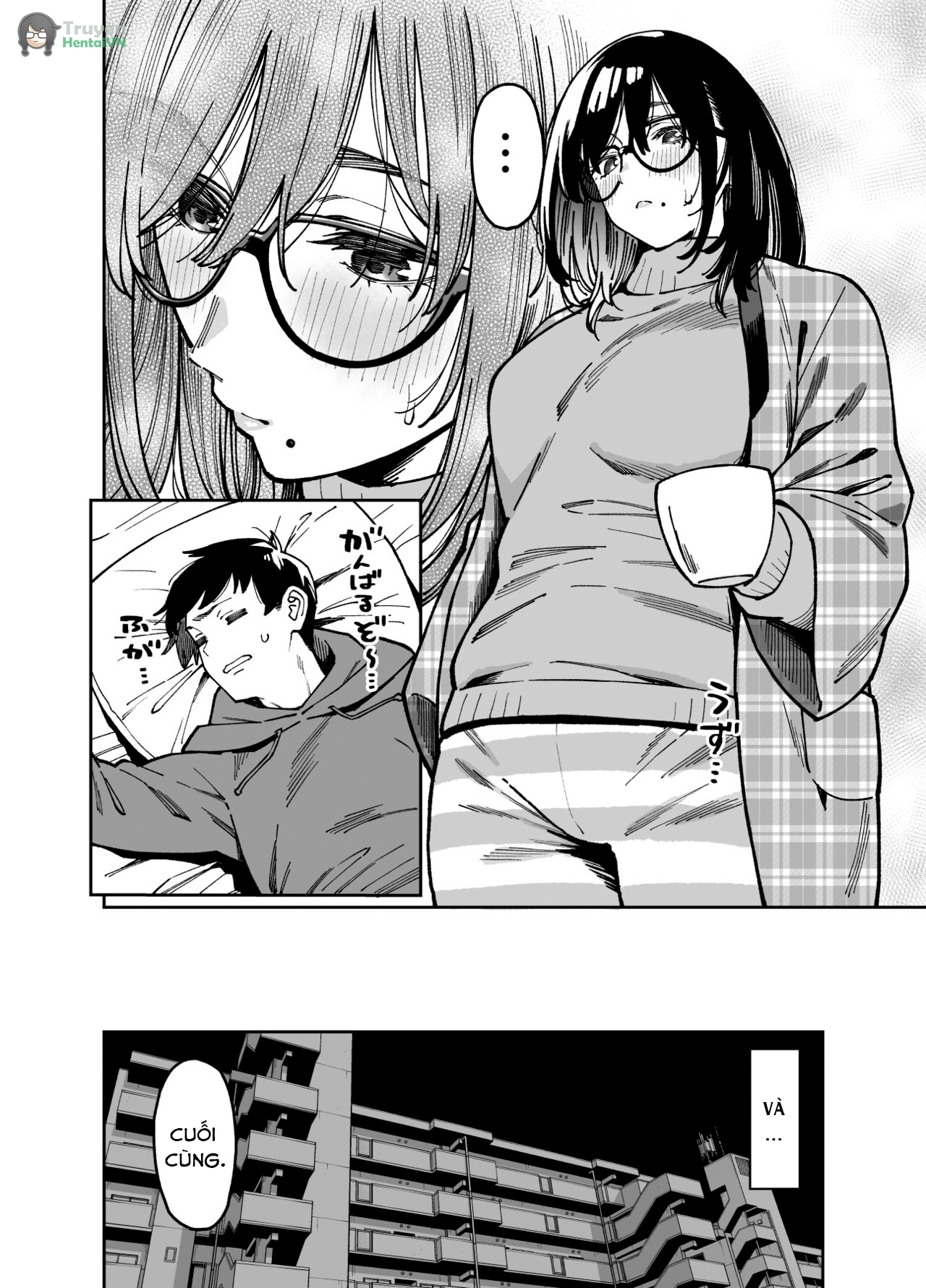 Đọc truyện hentai Comforted by the Sloppy Girl Next Door - chap 2