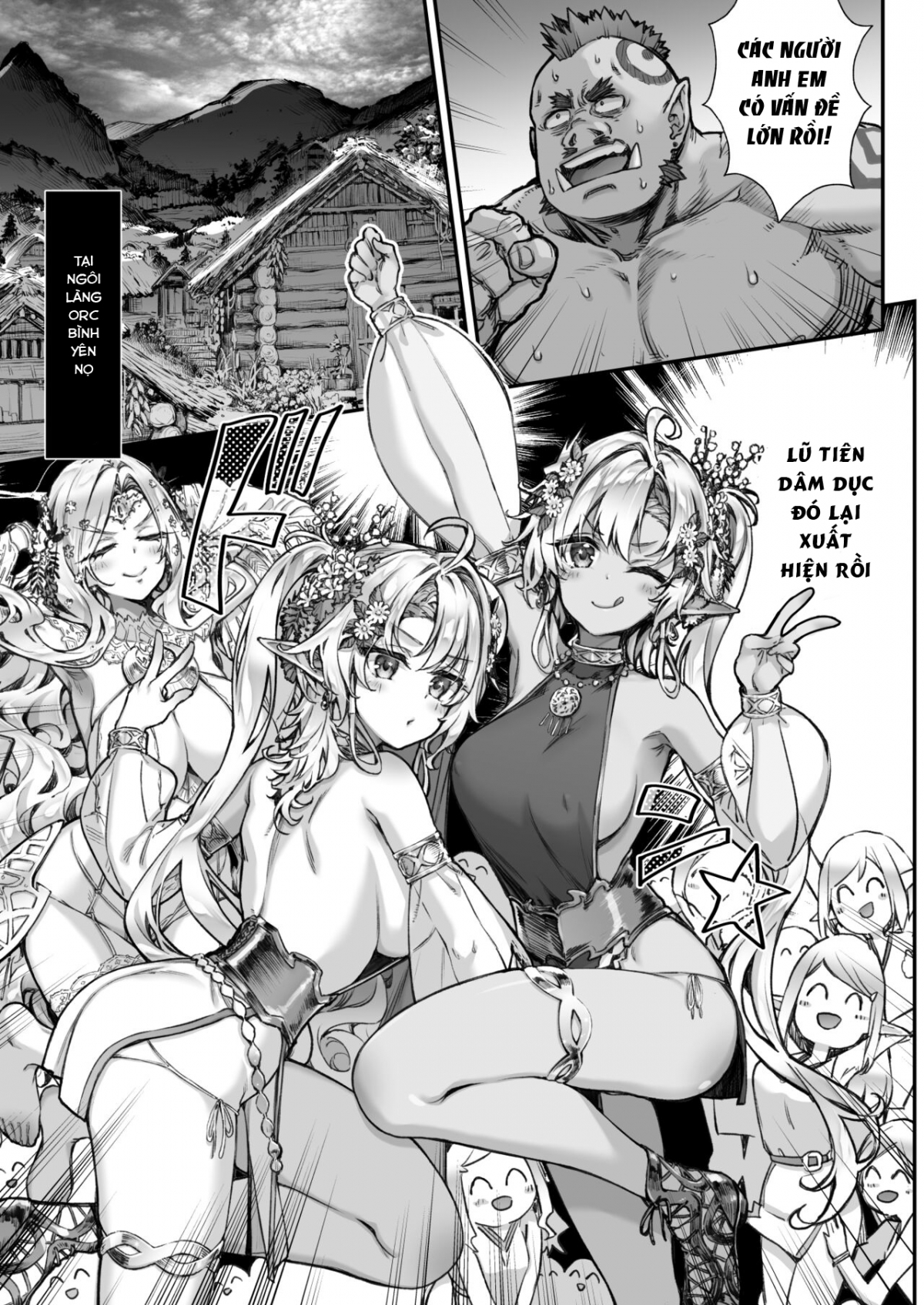 Đọc truyện hentai Bữa tiệc khiêu gợi của các yêu tinh - Oneshot