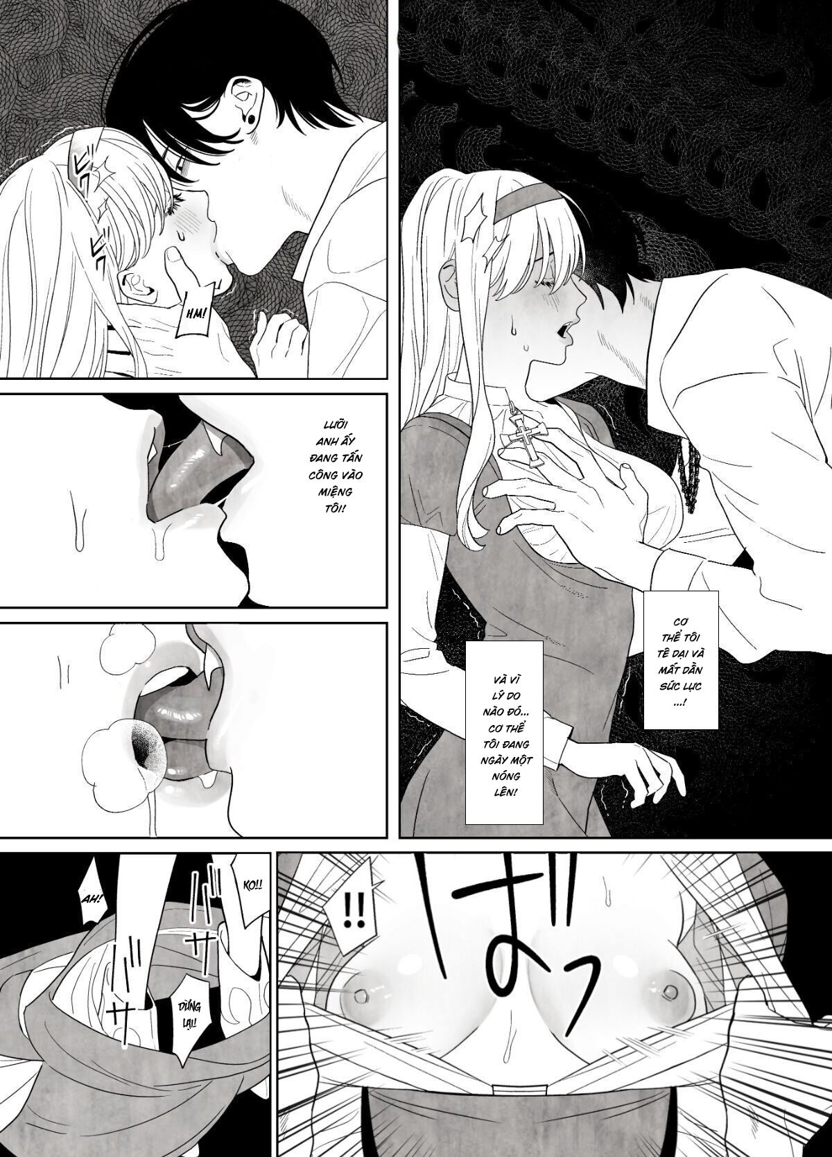 Đọc truyện hentai Nữ tu phạm luật làng với con rắn - Oneshot