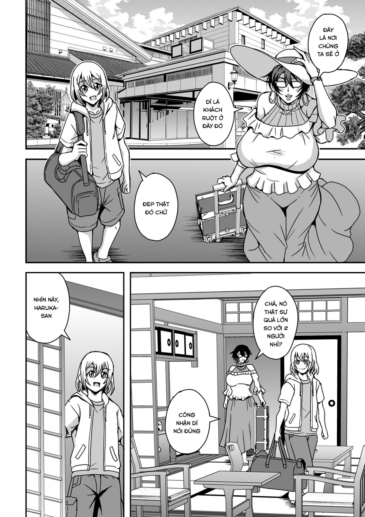 Đọc truyện hentai Alofou độc thân và mối quan hệ với con trai của bạn cô - Chap 2