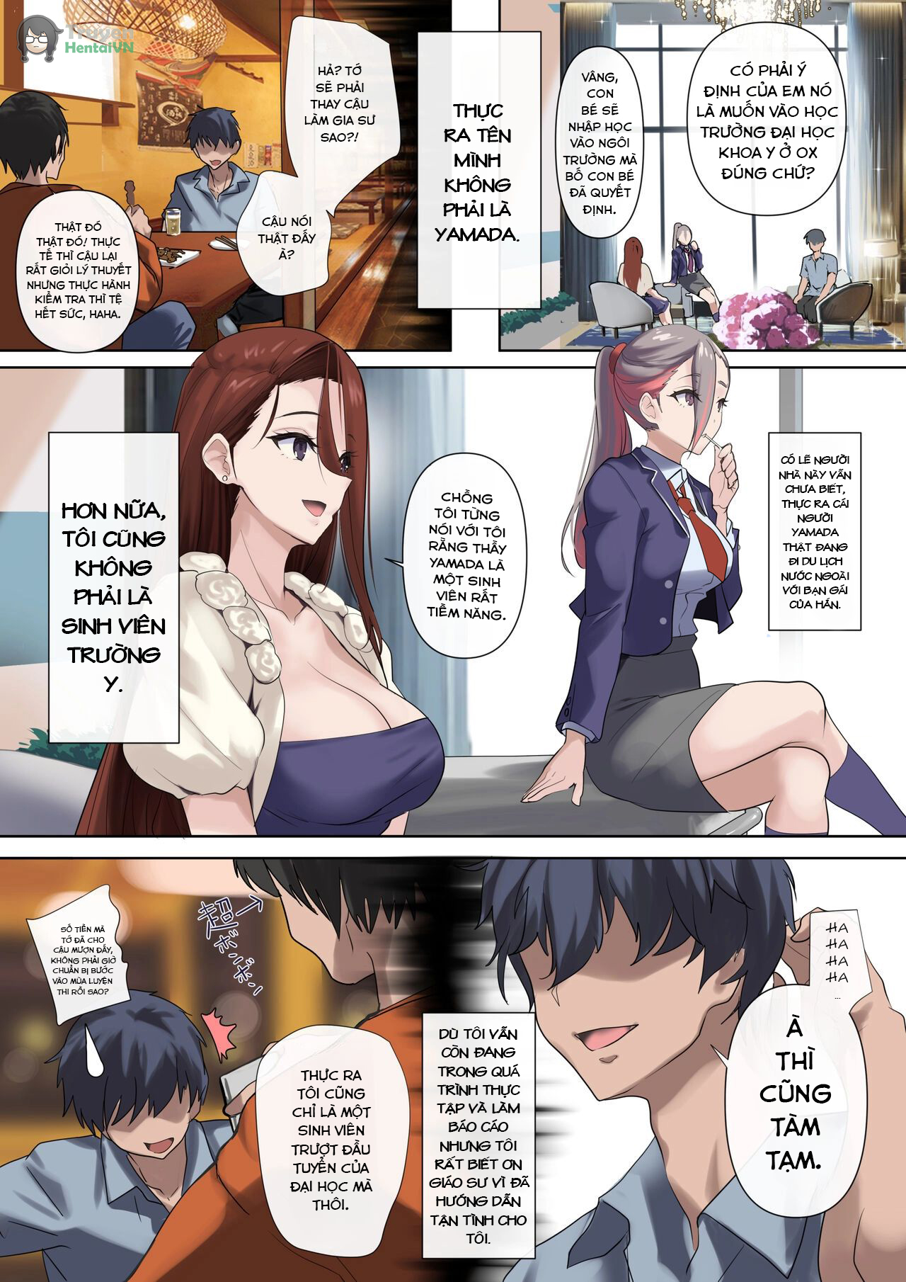 Đọc truyện hentai Nữ doanh nhân dâm đãng và cô giáo trinh nữ - oneshot