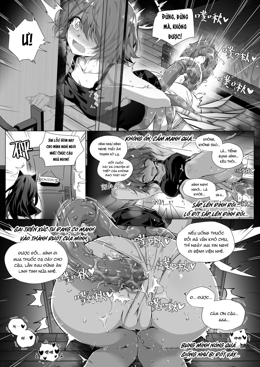Đọc truyện hentai Bụng tôi không phải nơi sinh sản của bọ!! - Oneshot