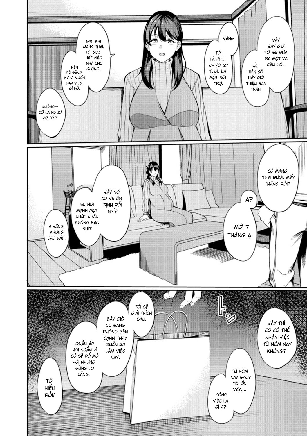 Đọc truyện hentai Kairaku Bitch-ka Ninpu -AV ni Otosarete- (ANGEL Club 2021-03) - Chap 1