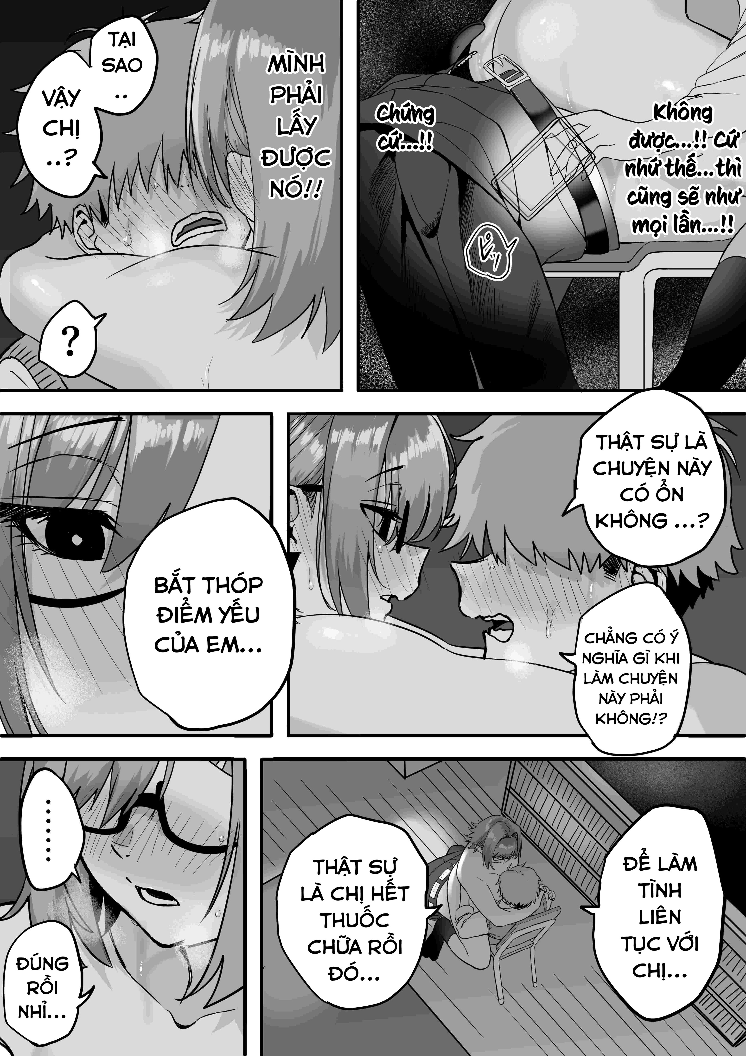 Đọc truyện hentai Itabasami na Wakachi Ai - Chap 3.2
