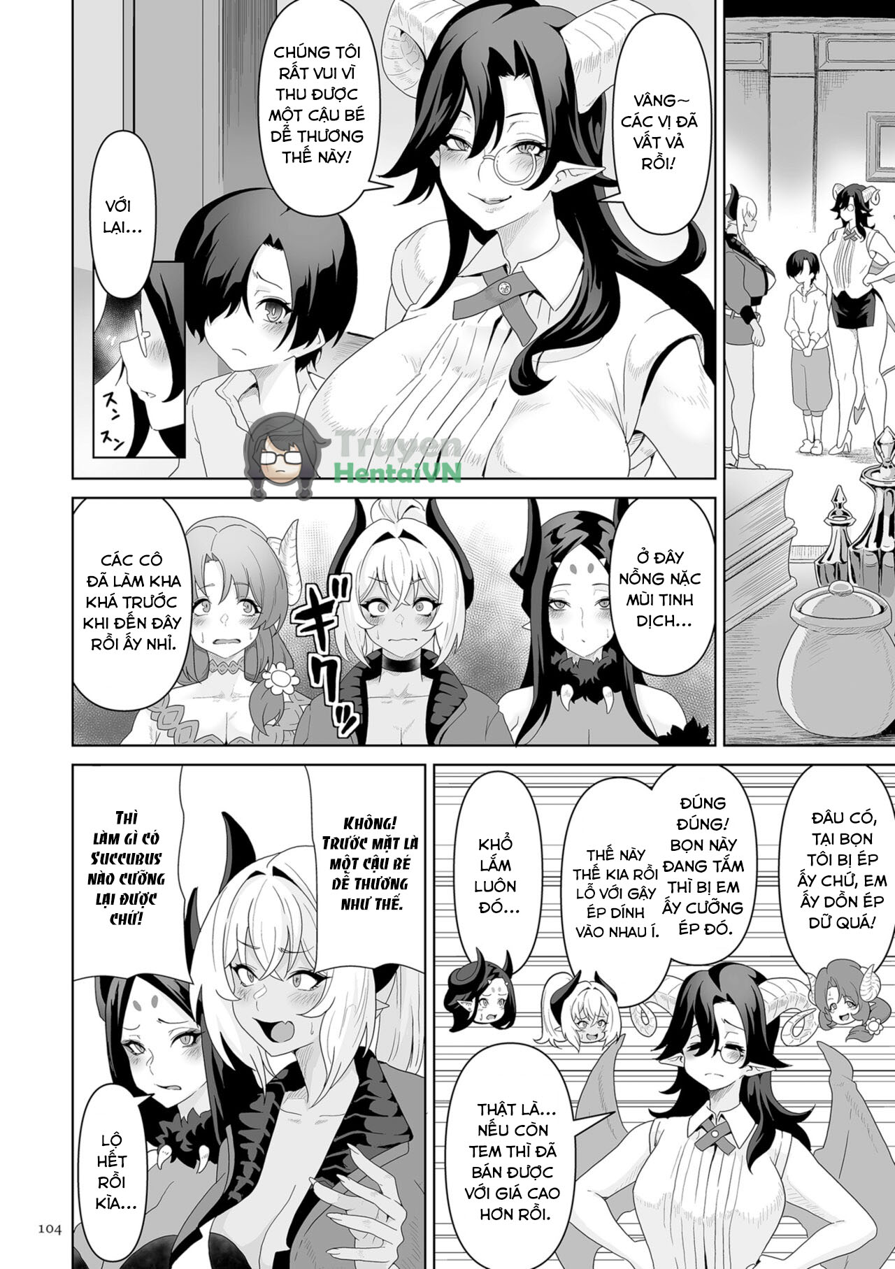 Đọc truyện hentai Vương quốc Succubus thèm bú - Chap 4