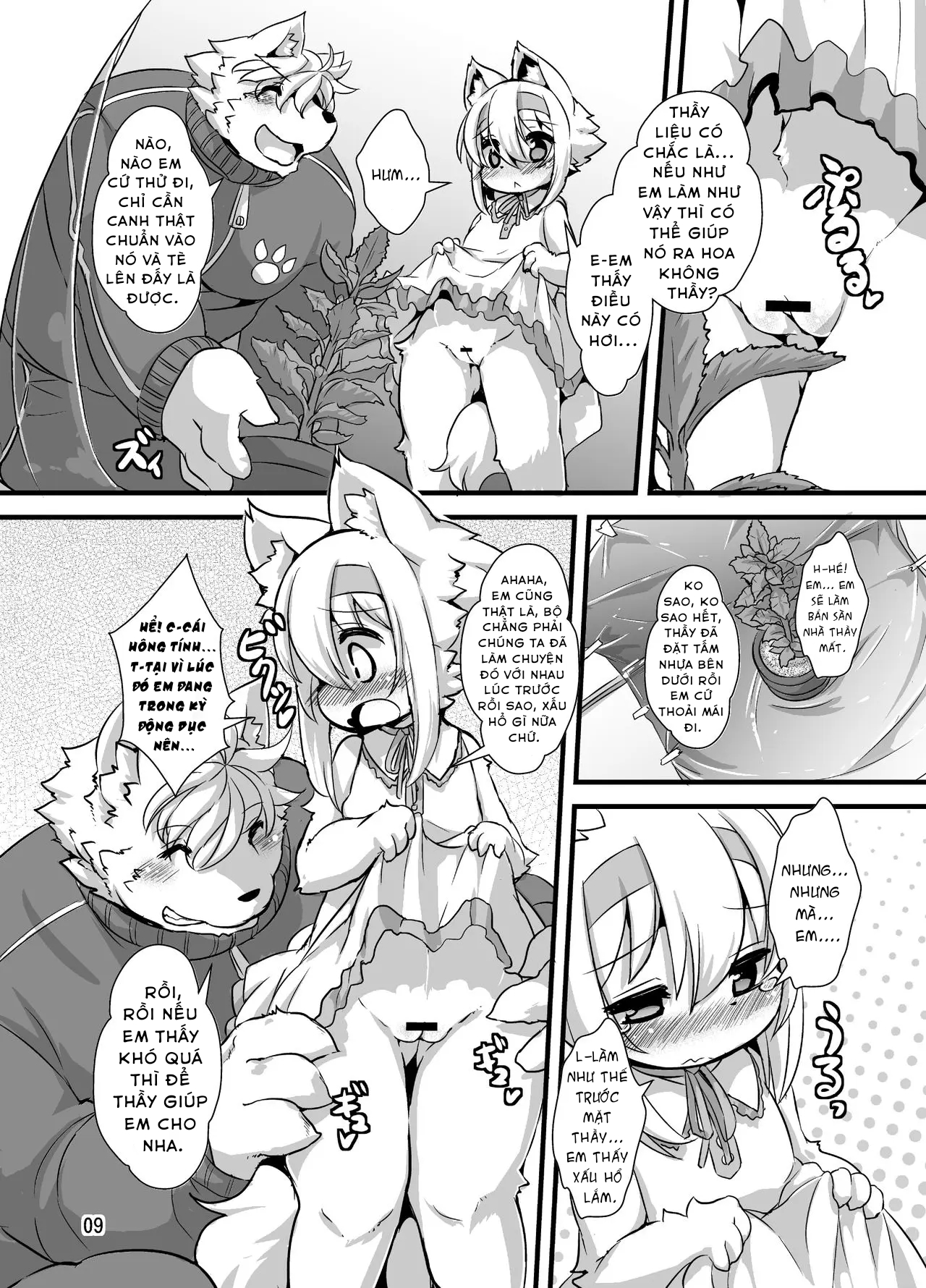 Đọc truyện hentai Một cuốn sách trong đó một con thú mang cặp sách yêu cầu Senei dạy cậu bài tập về nhà. - Phần 2
