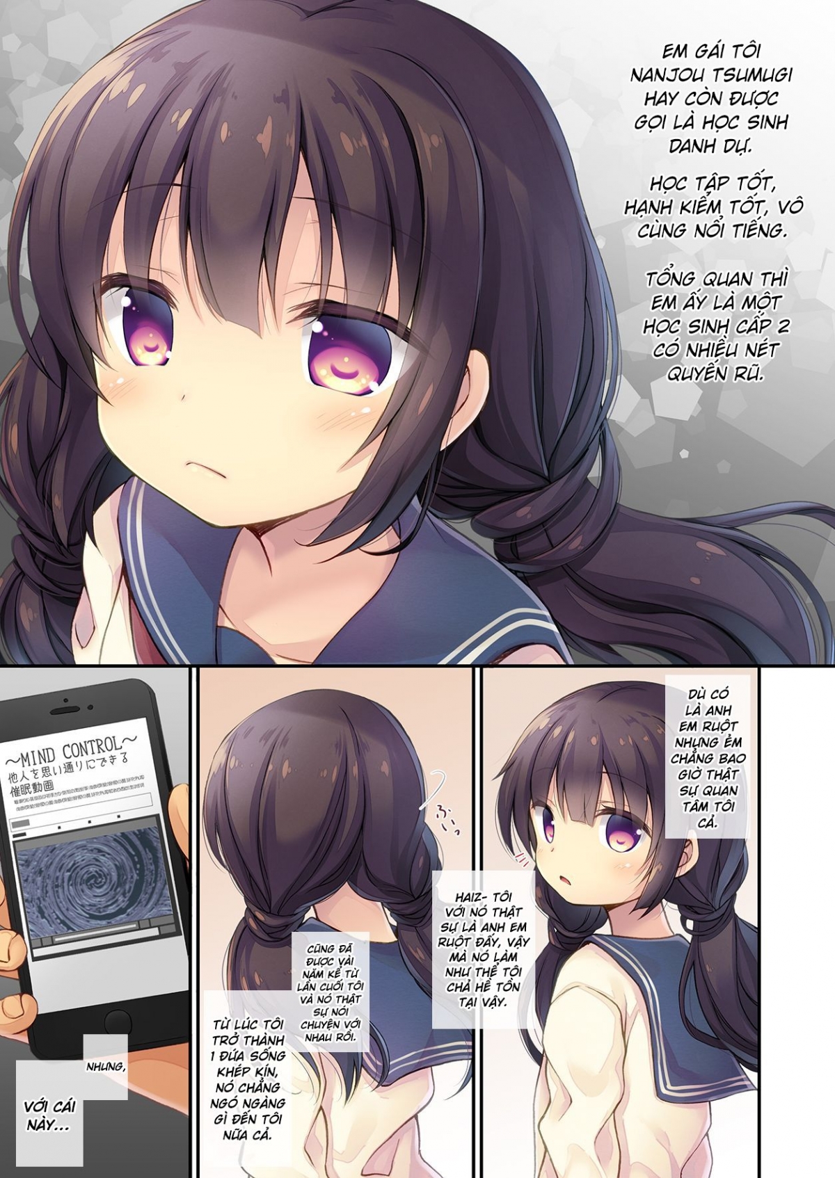Đọc truyện hentai Thôi miên, dạy dỗ cô em gái - Oneshot