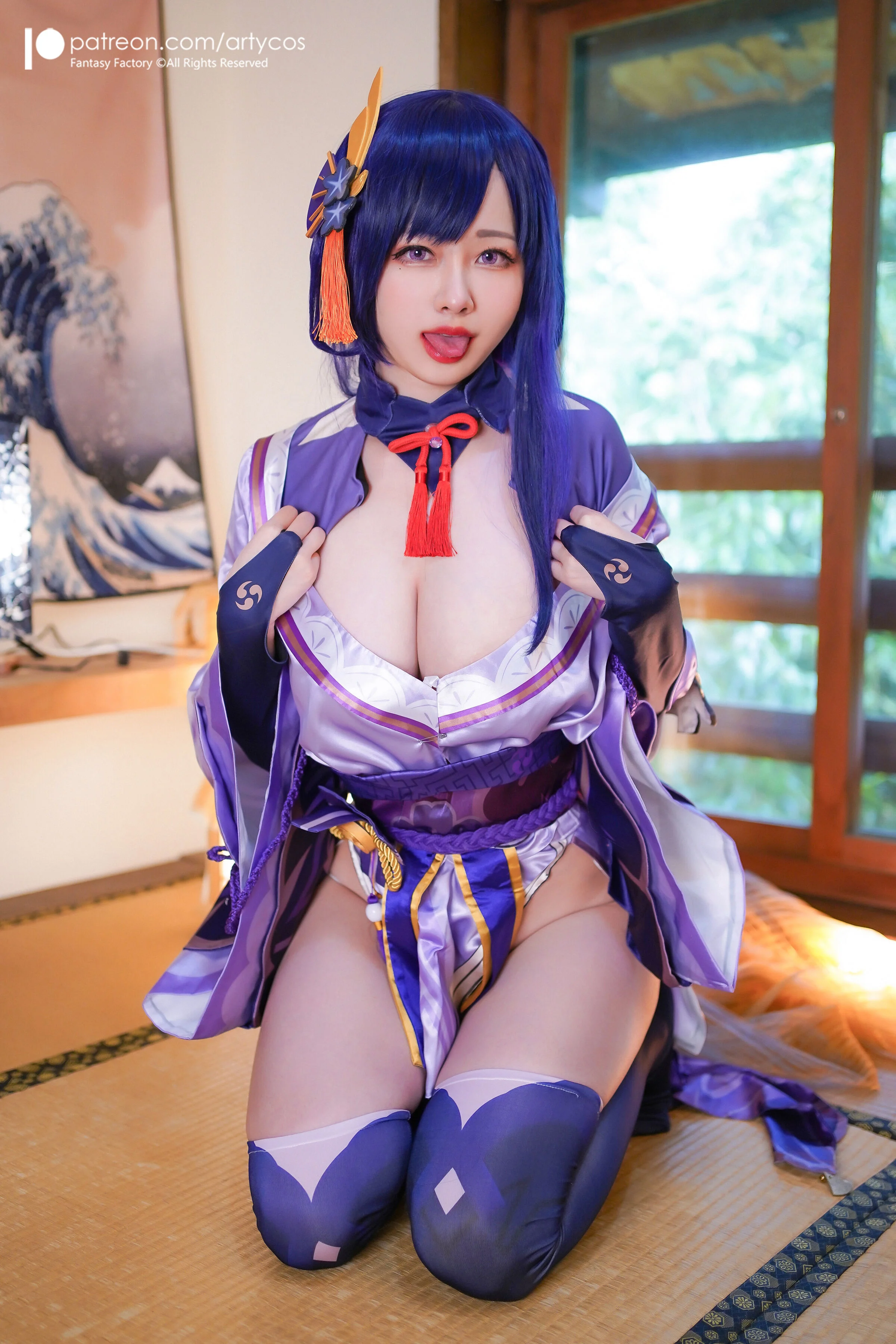 Đọc truyện hentai Tuyển tập Albums siêu phẩm Cosplay - Chap 296 - Arty Huang - Genshin Raiden Ei