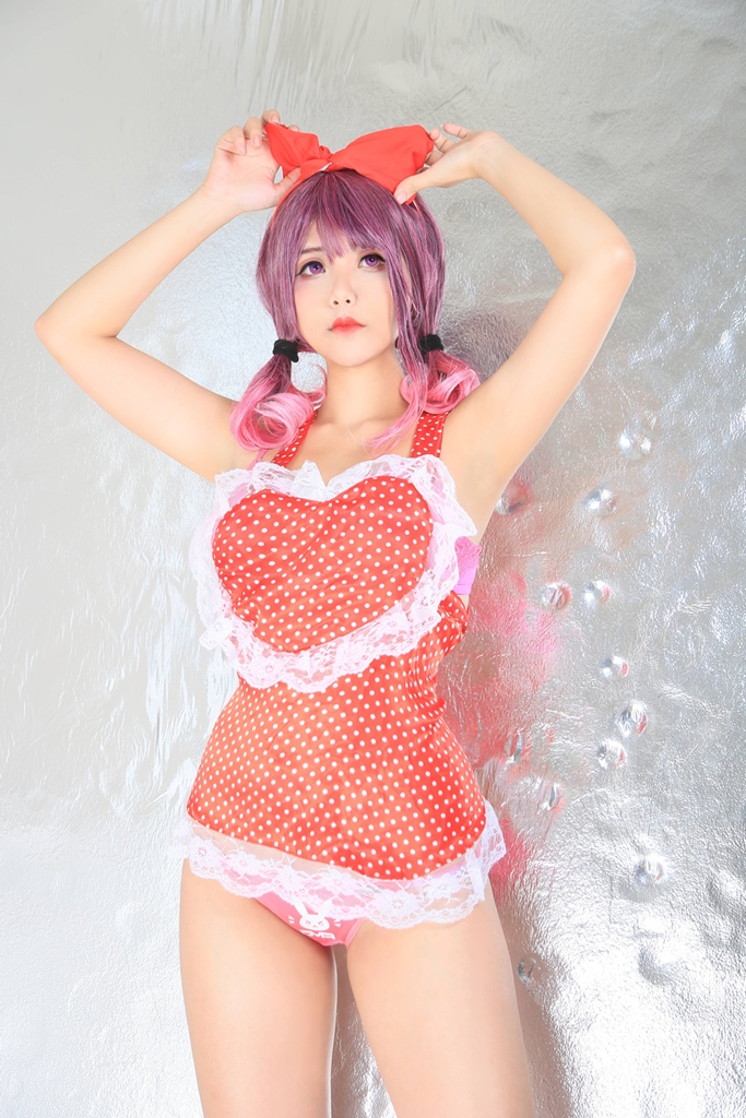 Đọc truyện hentai Tuyển tập Albums siêu phẩm Cosplay - Chap 358 - Hana Bunny – Red Heart Apron