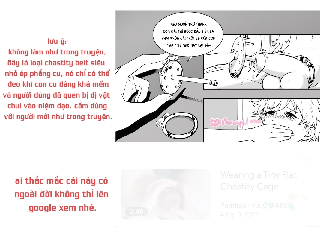 Đọc truyện hentai Trở Thành Con Gái Chap 1+2+3